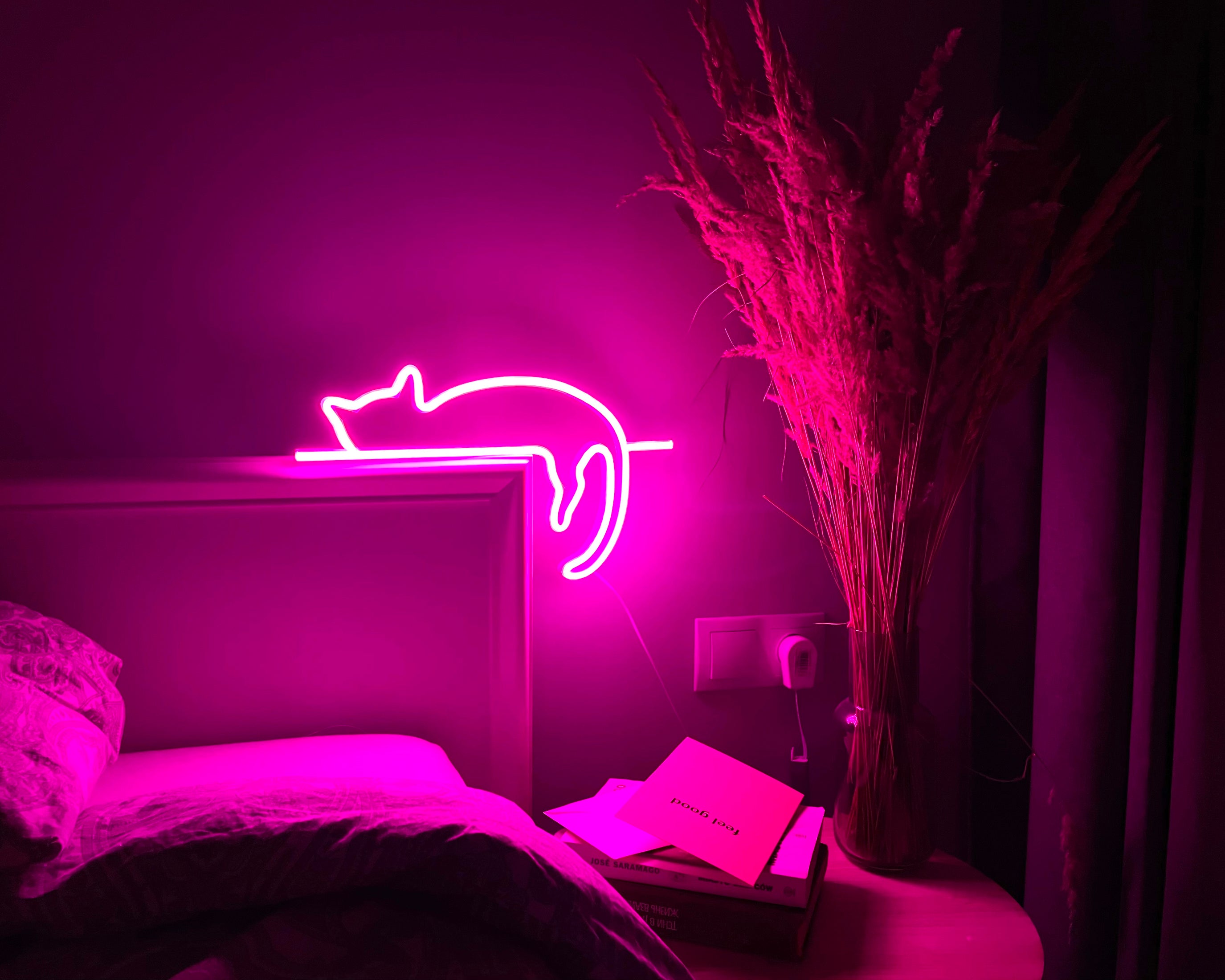 Lazy Cat neon sign - Neonon