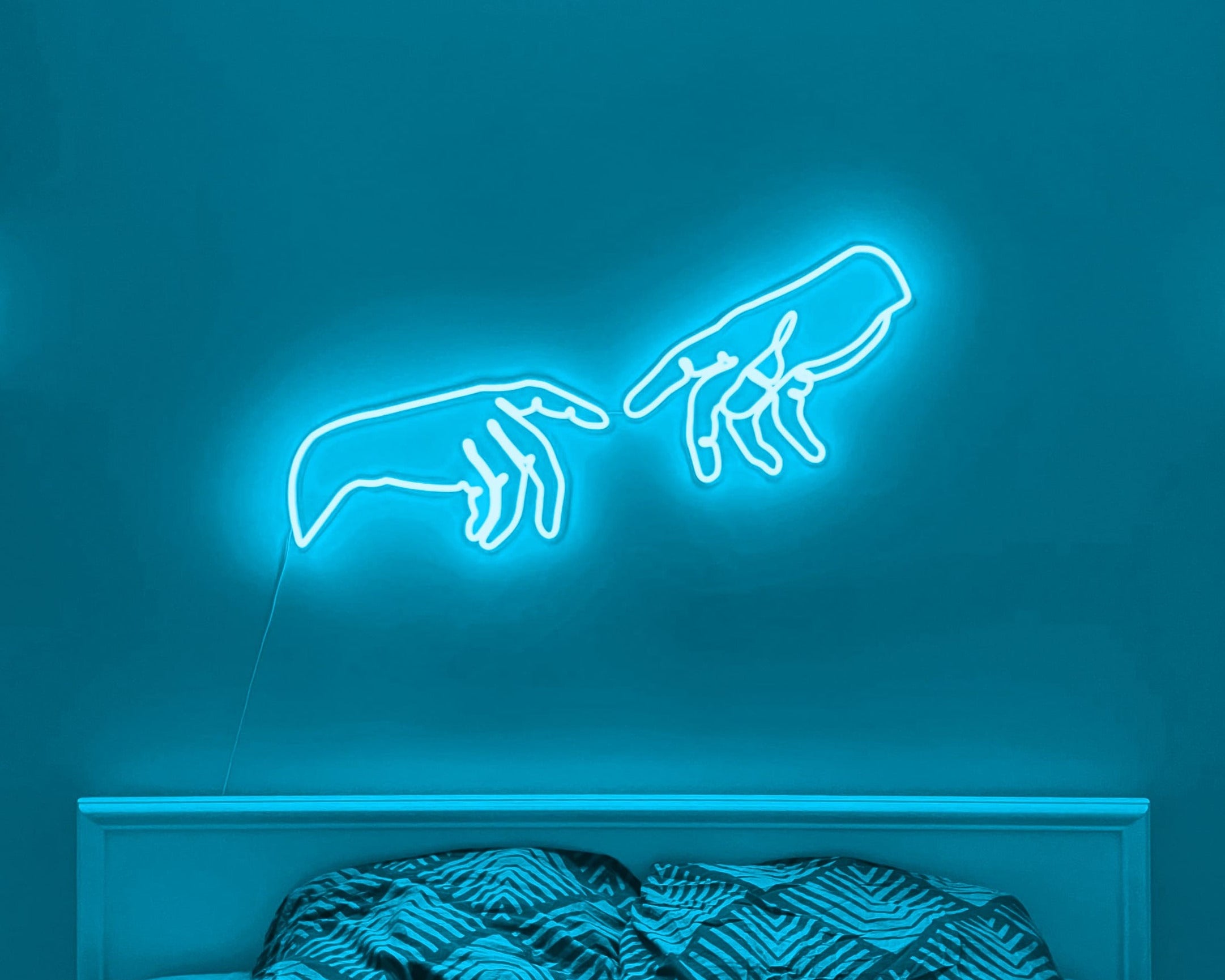 Hands Of God And Adam neon sign - Neonon
