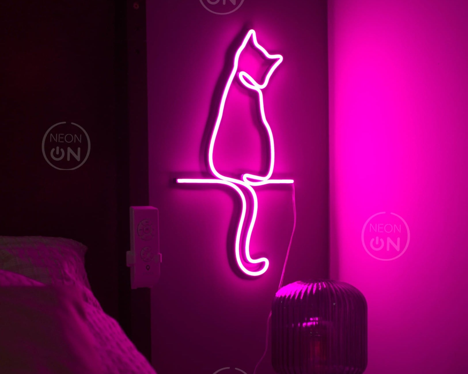 Cat Back View neon sign - Neonon