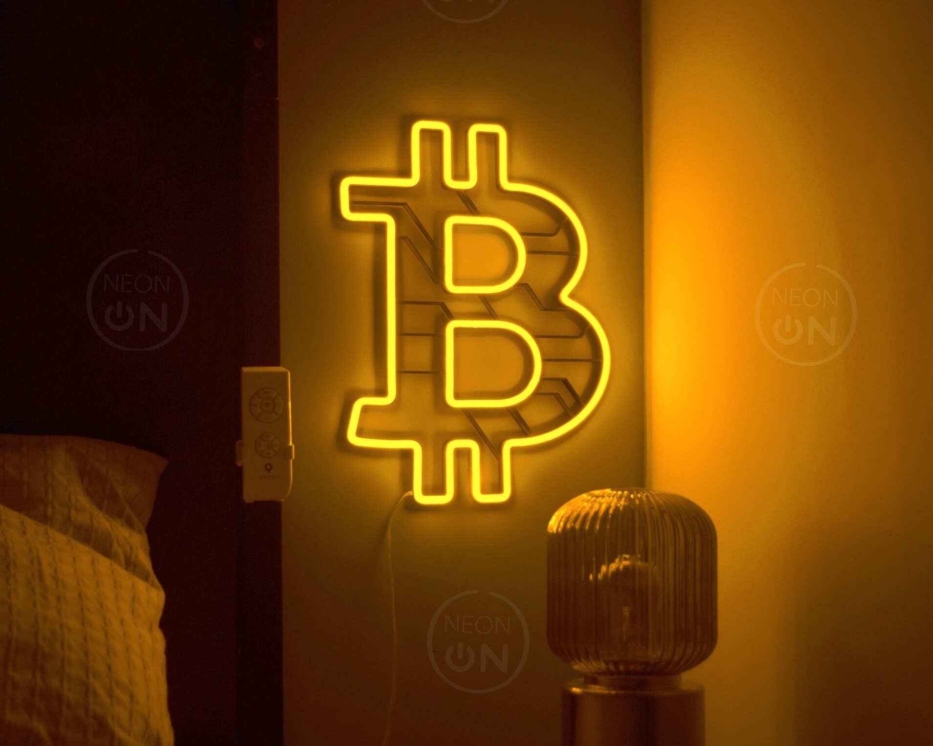 Bitcoin crypto Light neon sign - Neonon