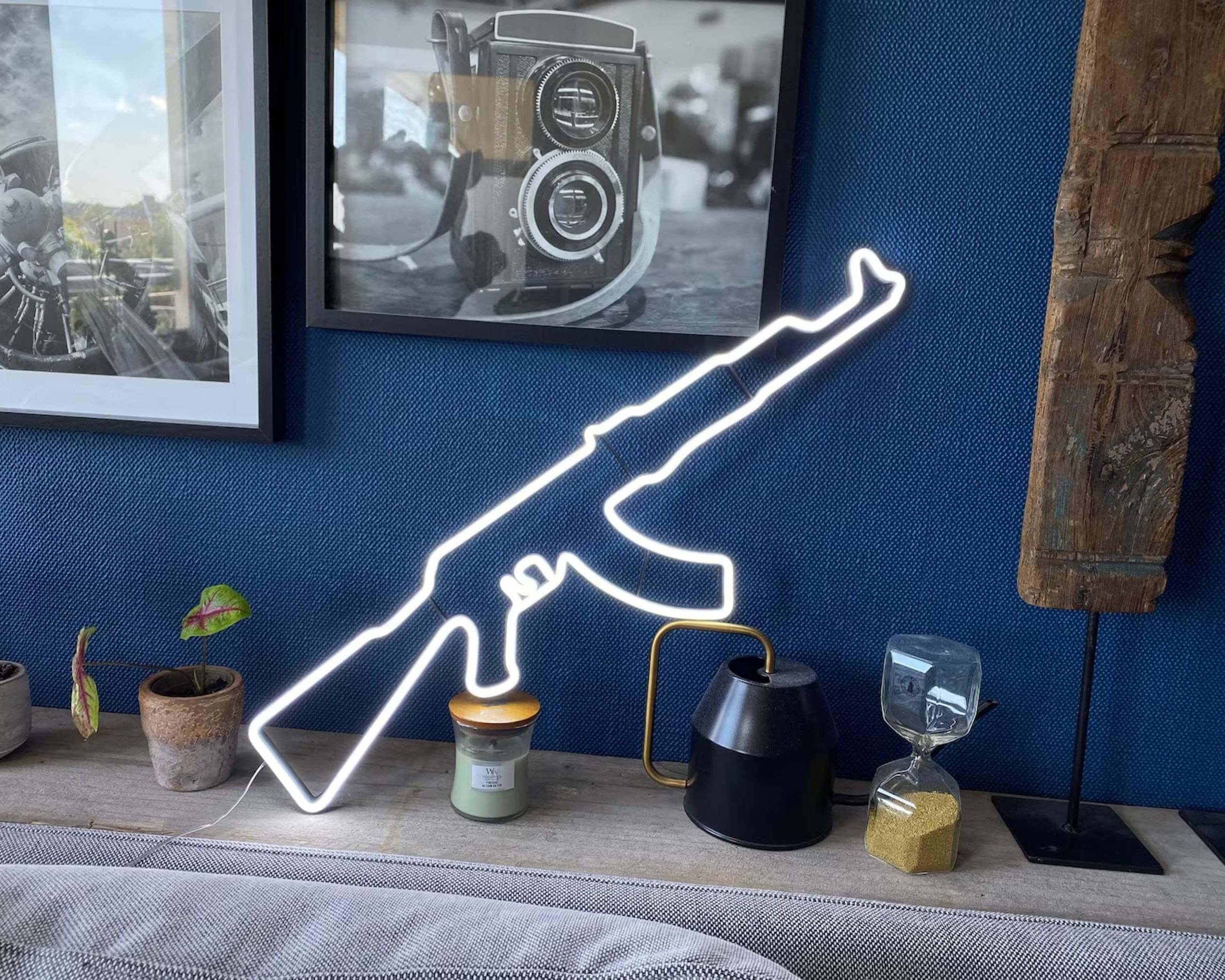 Ak 47 Rifle neon sign - Neonon