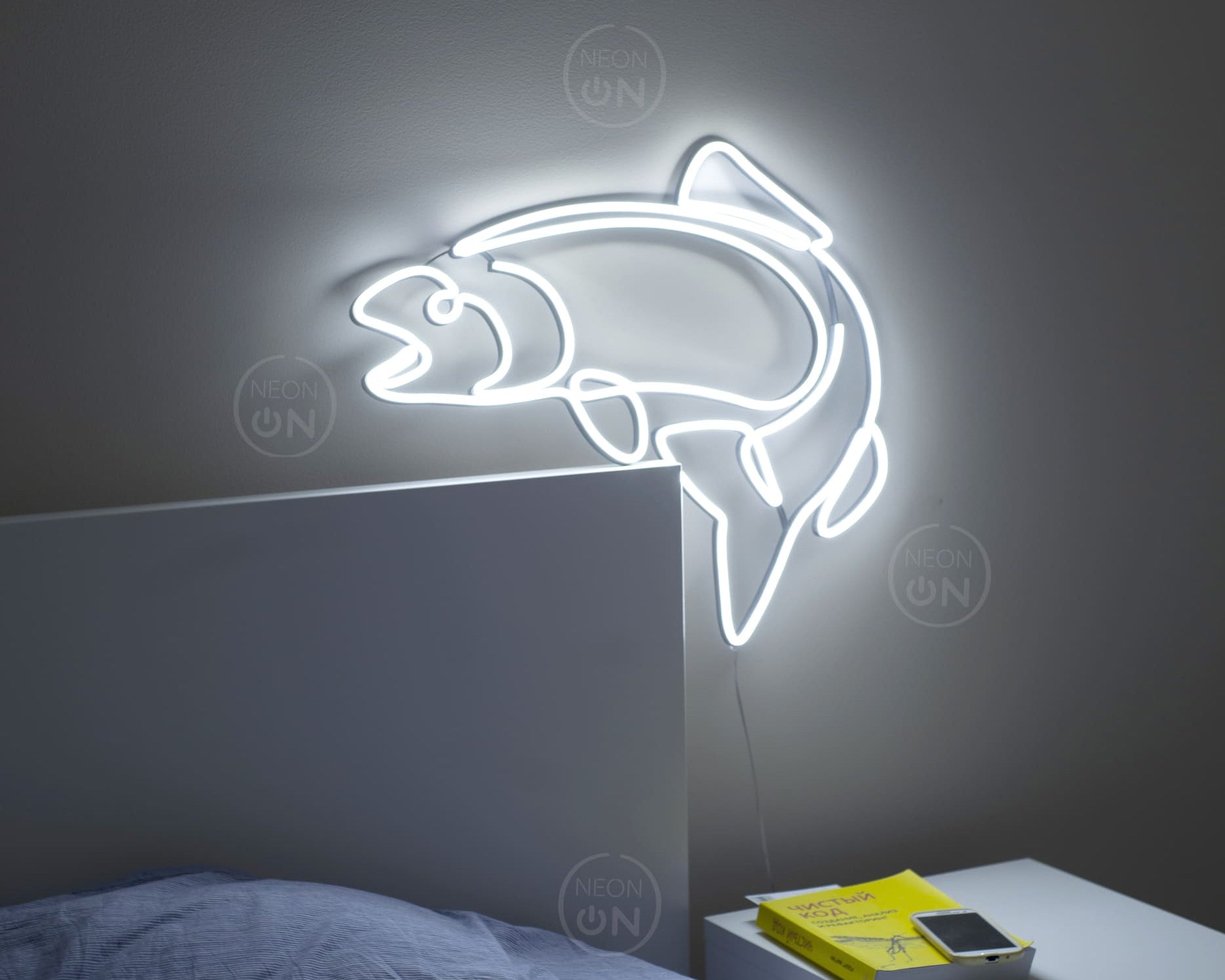 Salmon Fish neon sign - Neonon
