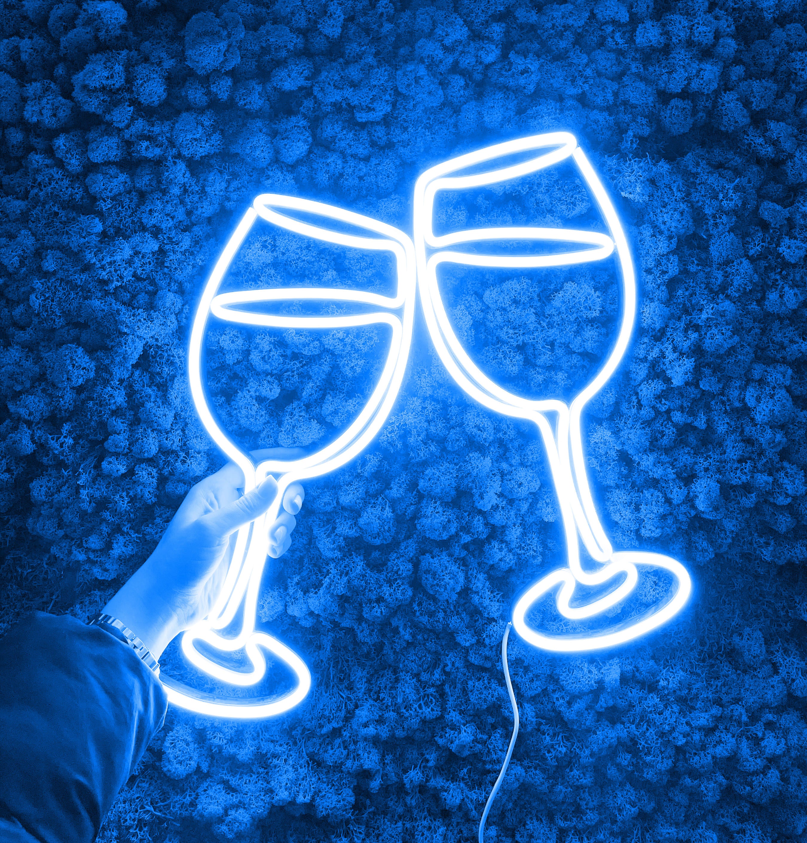 Wine Glasses neon sign - Neonon