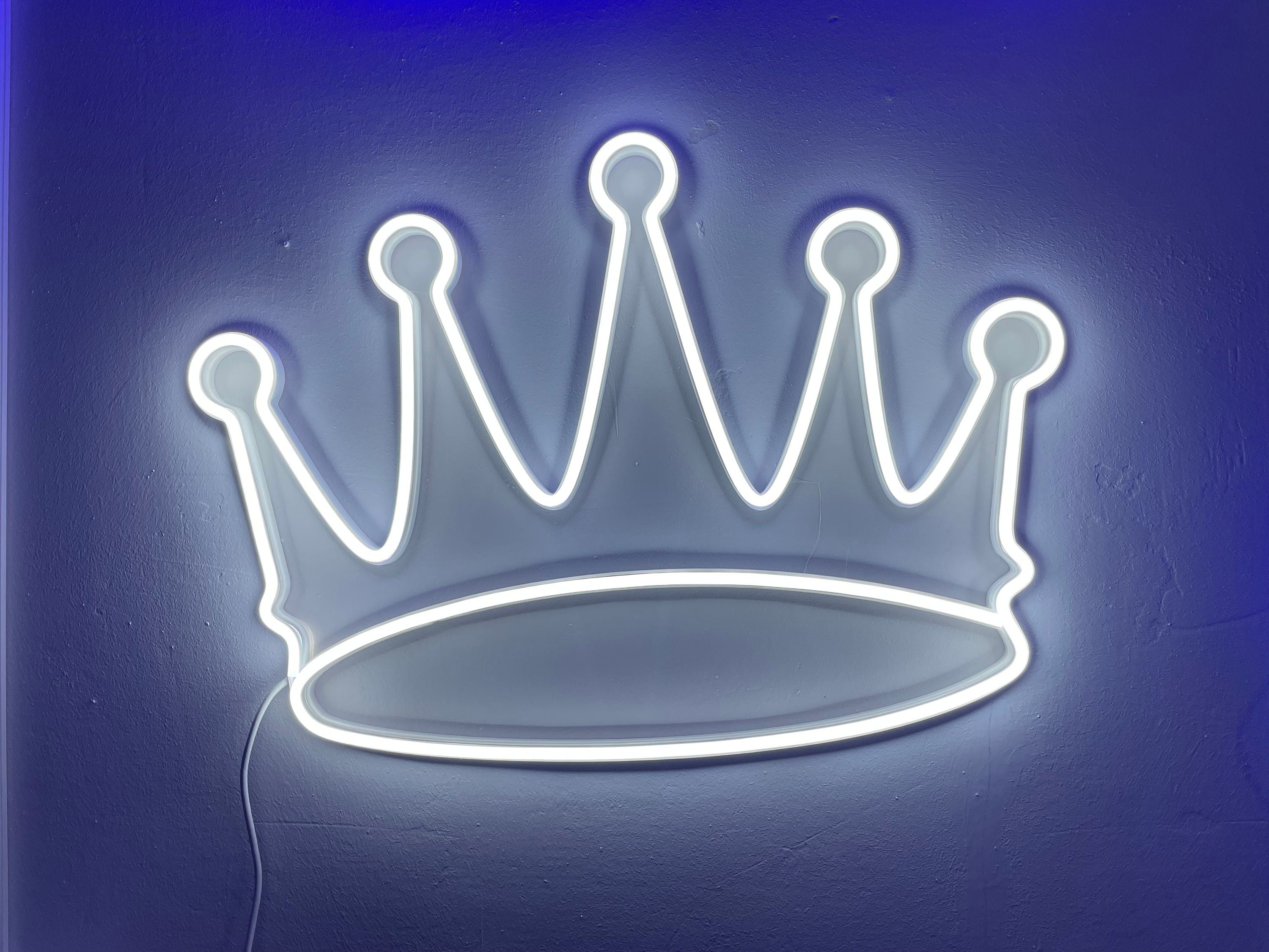 Crown Neon Sign Gift Neon Sign Led Neon Light Sign Led Logo Crown Wall Décor Custom Neon Sign, Bride Party Room Decoration, Neon Crown, gift