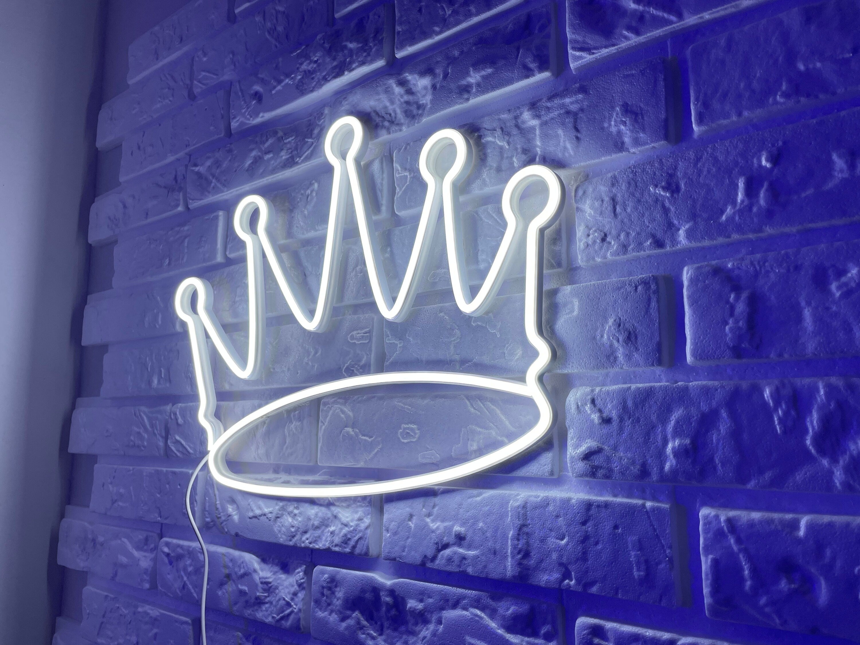Crown Neon Sign Gift Neon Sign Led Neon Light Sign Led Logo Crown Wall Décor Custom Neon Sign, Bride Party Room Decoration, Neon Crown, gift