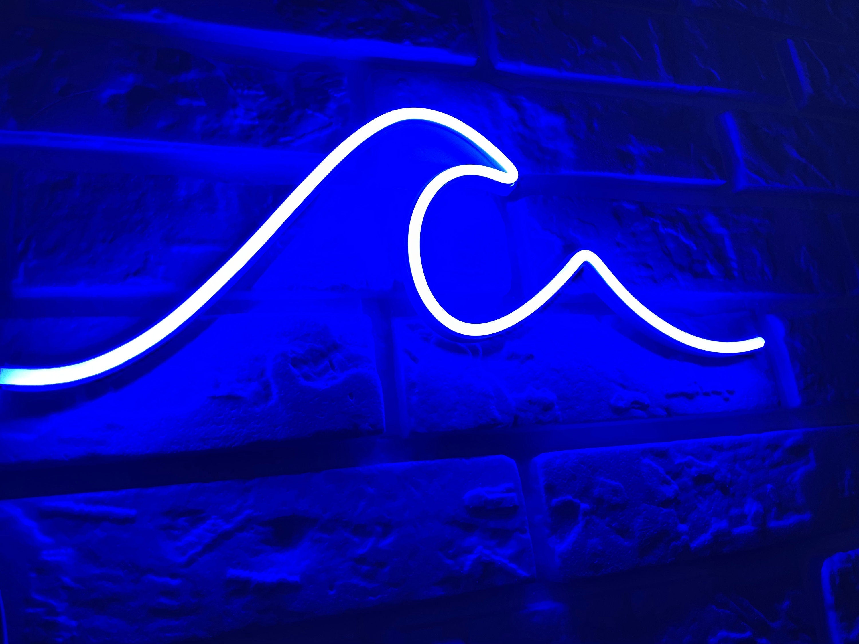 wave Neon Sign sea Neon Sign Led ocean Art Light Sign Led Logo wave Wall Décor Custom Neon Sign Party Room Decoration gift neon bedroom