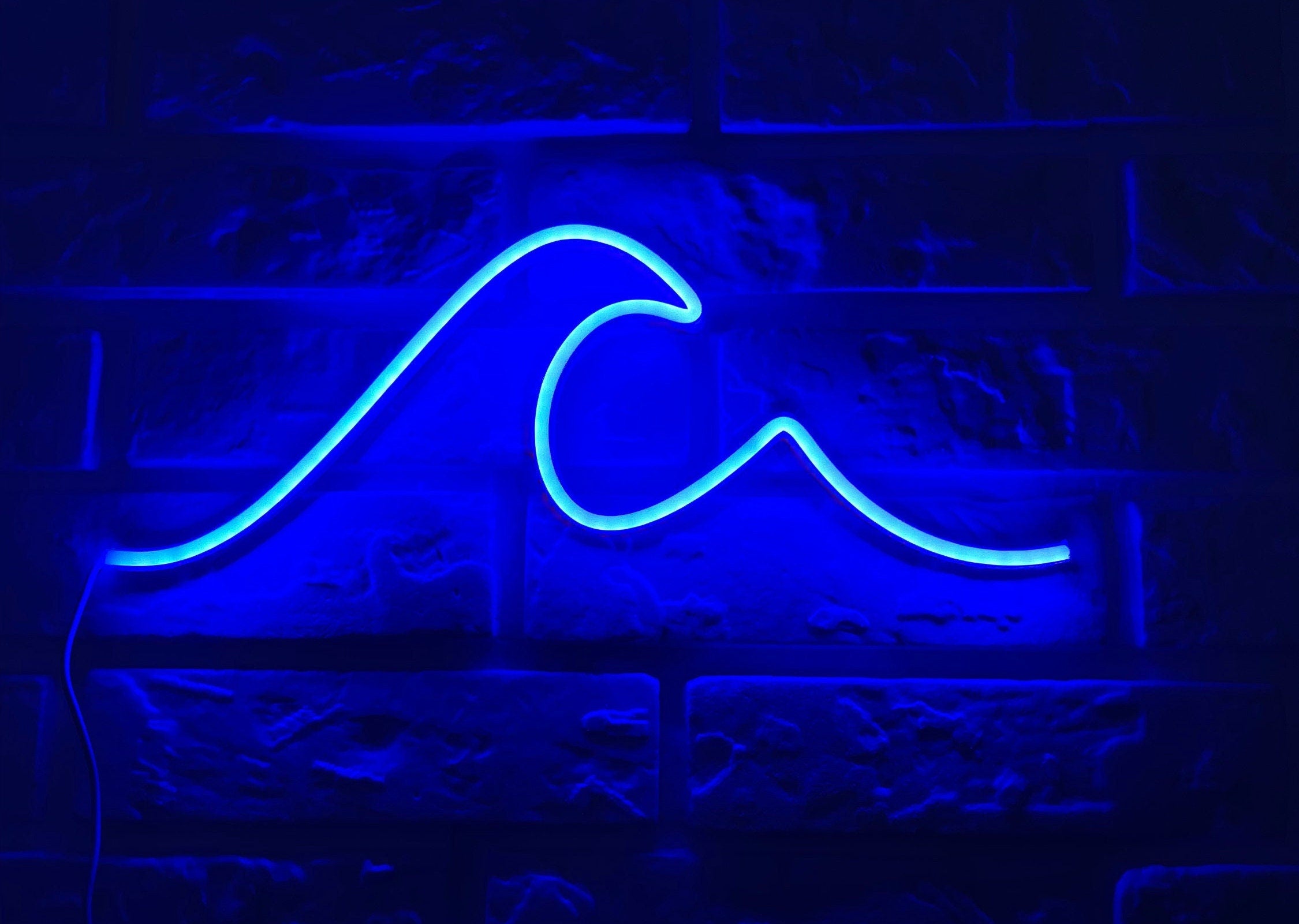 wave Neon Sign sea Neon Sign Led ocean Art Light Sign Led Logo wave Wall Décor Custom Neon Sign Party Room Decoration gift neon bedroom