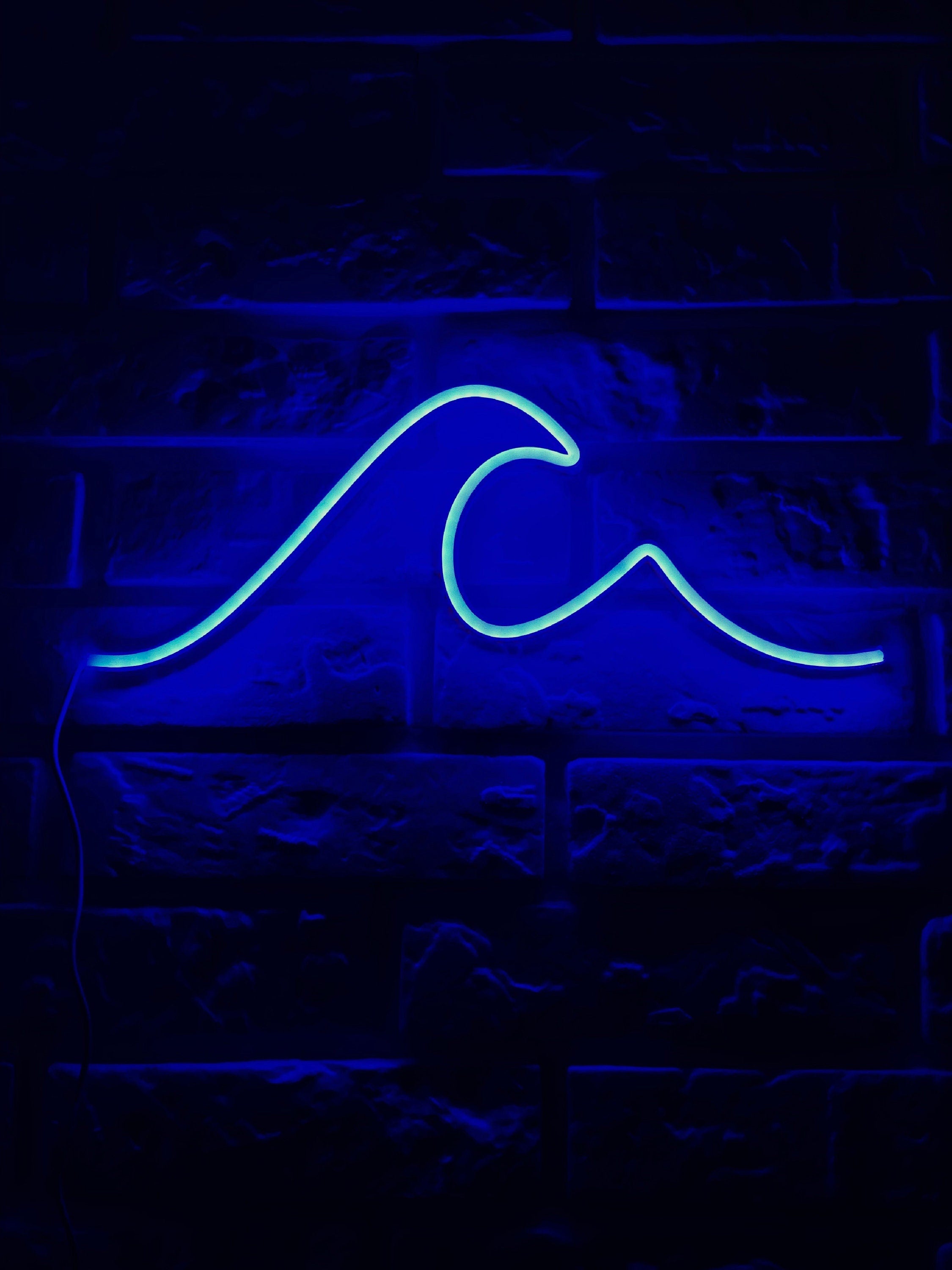 wave Neon Sign sea Neon Sign Led ocean Art Light Sign Led Logo wave Wall Décor Custom Neon Sign Party Room Decoration gift neon bedroom