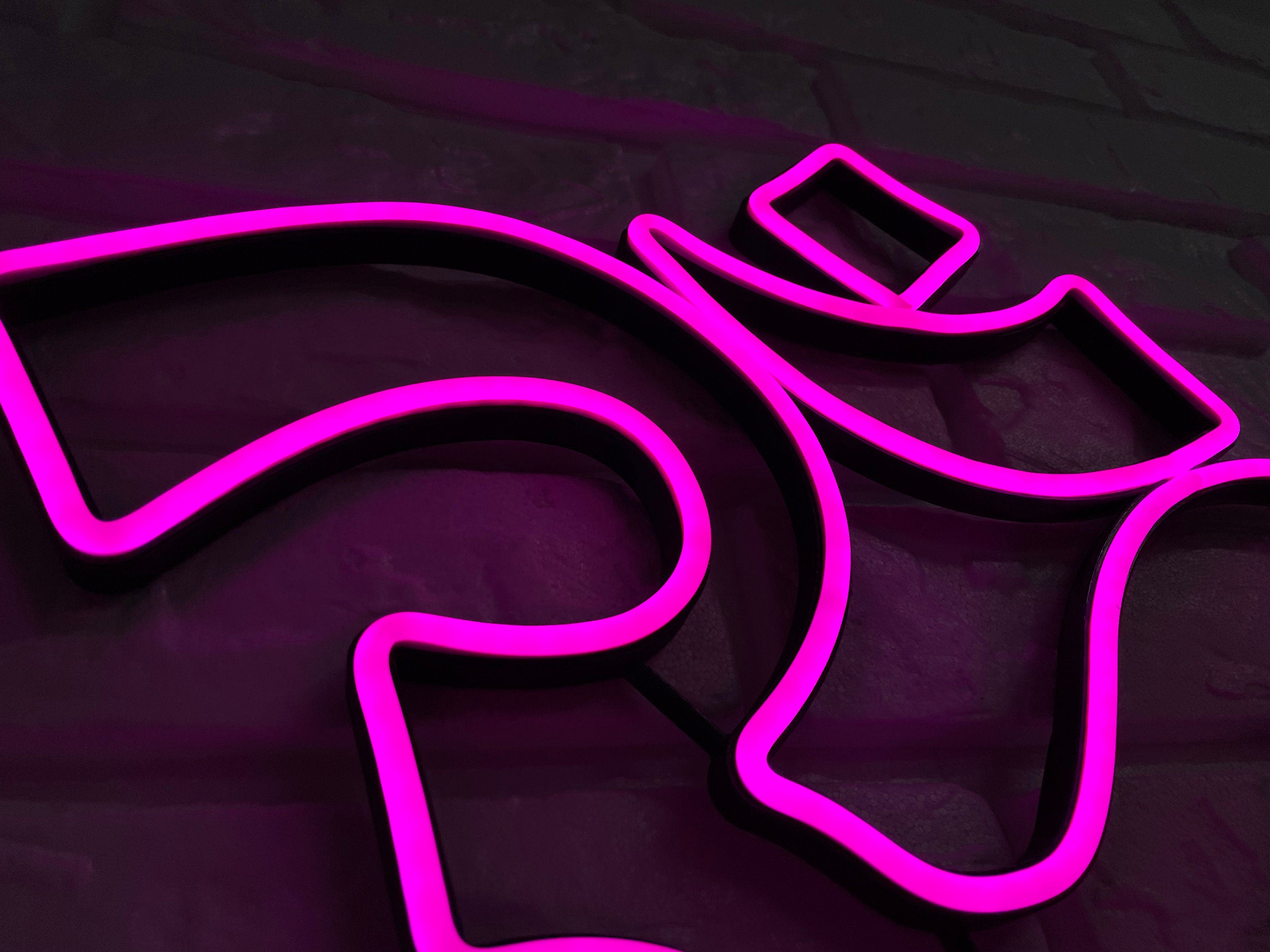 Om Symbol neon Aum Wall Decals Yoga Meditation Namaste Signs Buddha Wall Decor Decoration Home Art yoga Wall Art Neon Custom Desk light