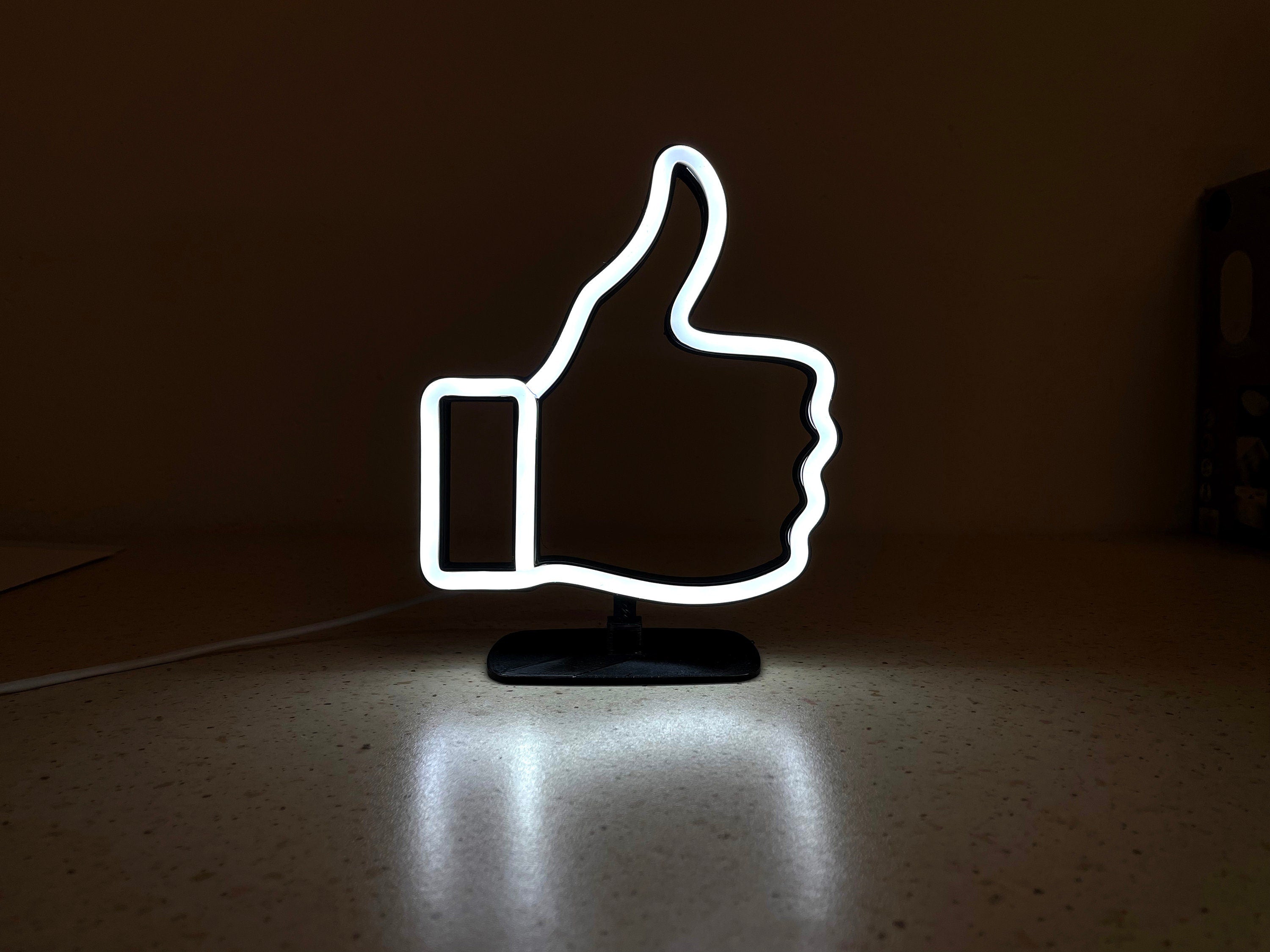 like thumb up neon desk light Neon Sign like Led guitar Art Light Sign Led Logo table Decor Custom Neon Sign gift neon bedroom like