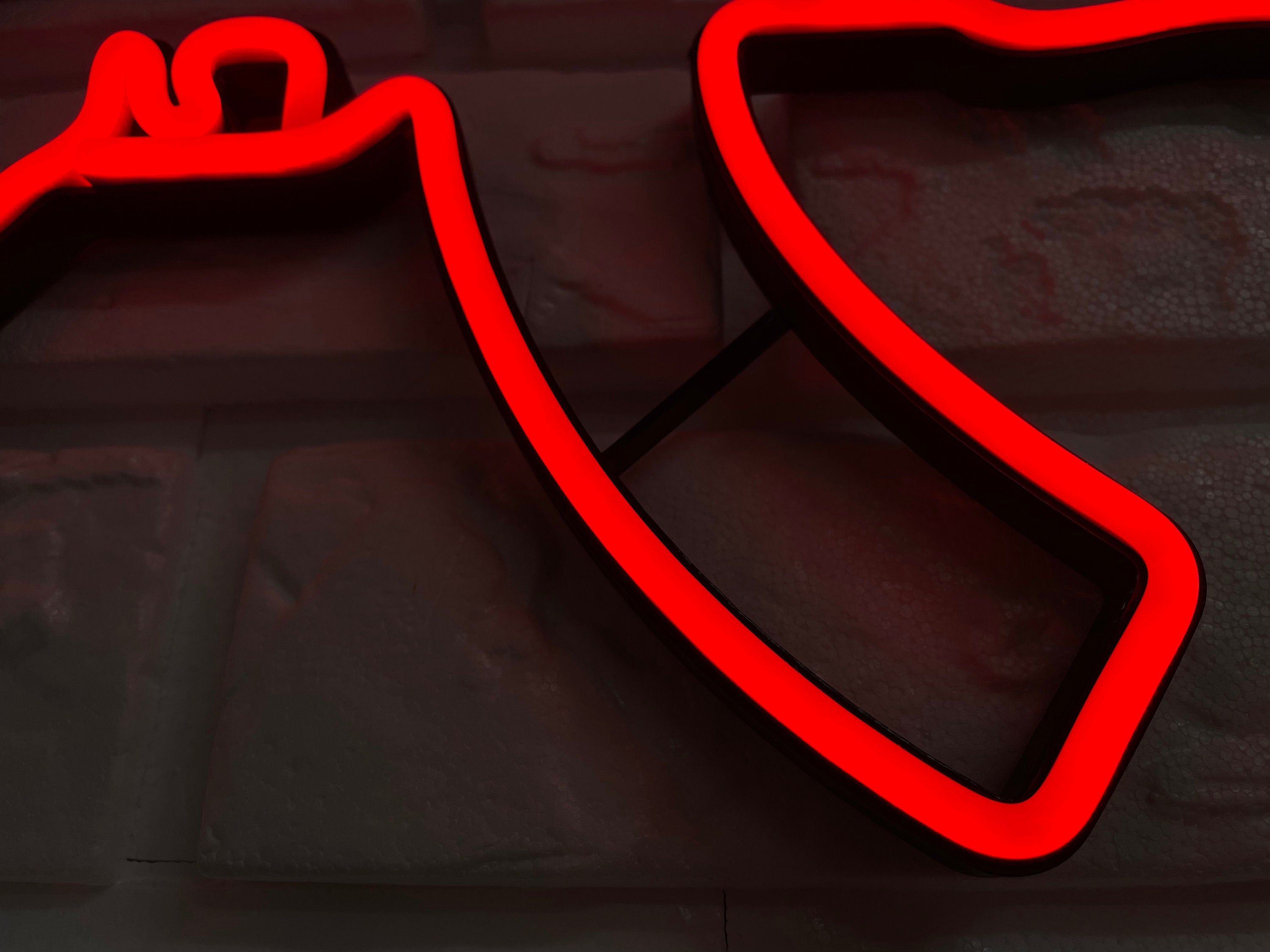 Gun Led Neon Signs AK 47 gift Pistol LED Neon Lights Gun Wall Art Décor Neon Custom Desk light CS go neon rifle neon sign ak47 wall art