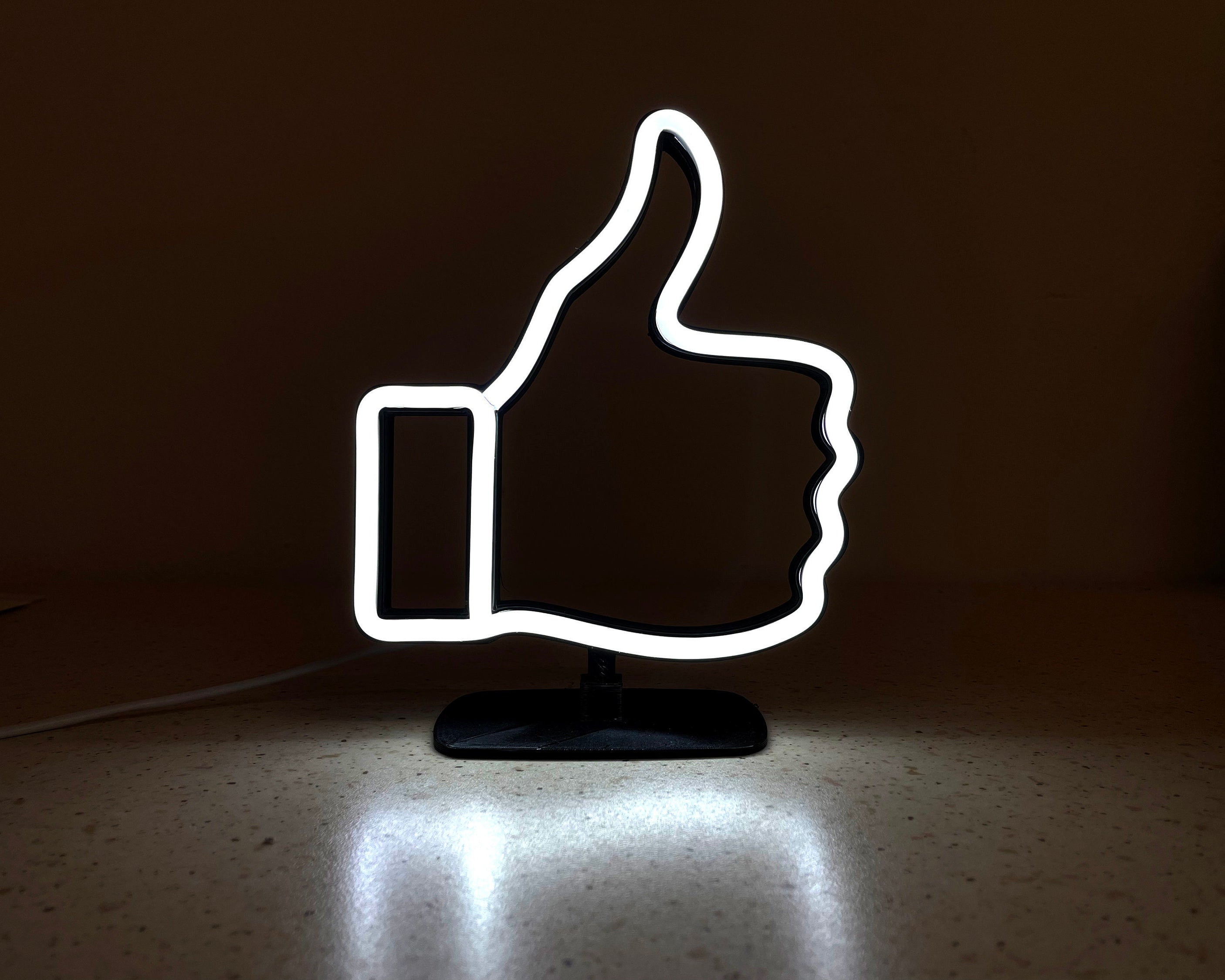 like thumb up neon desk light Neon Sign like Led guitar Art Light Sign Led Logo table Decor Custom Neon Sign gift neon bedroom like