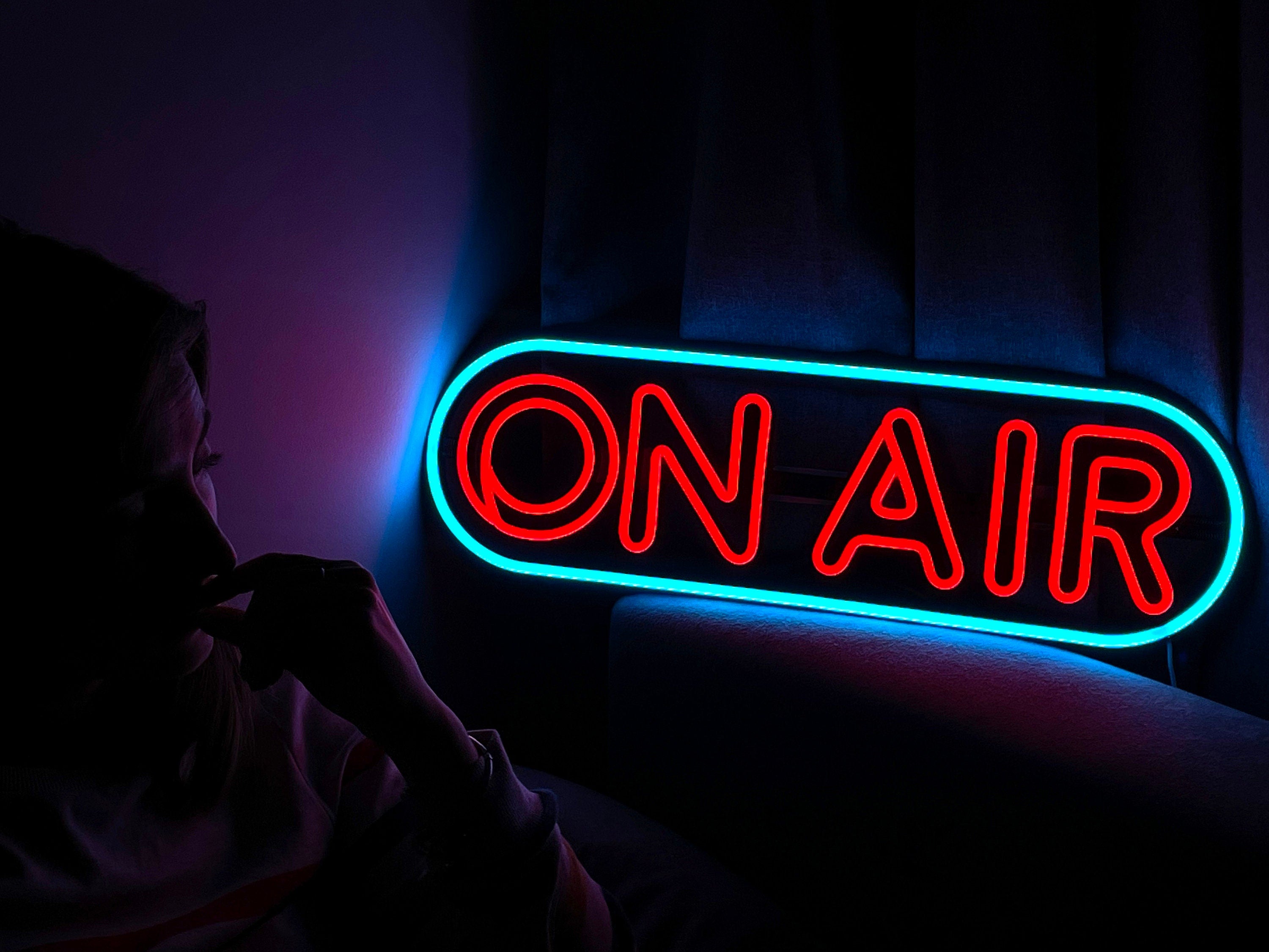 on air Neon Sign | sign Art | Light Sign Led Logo | Wall Decor | Custom Neon Sign | neon sign | neon light | neon sign wall decor | wall art