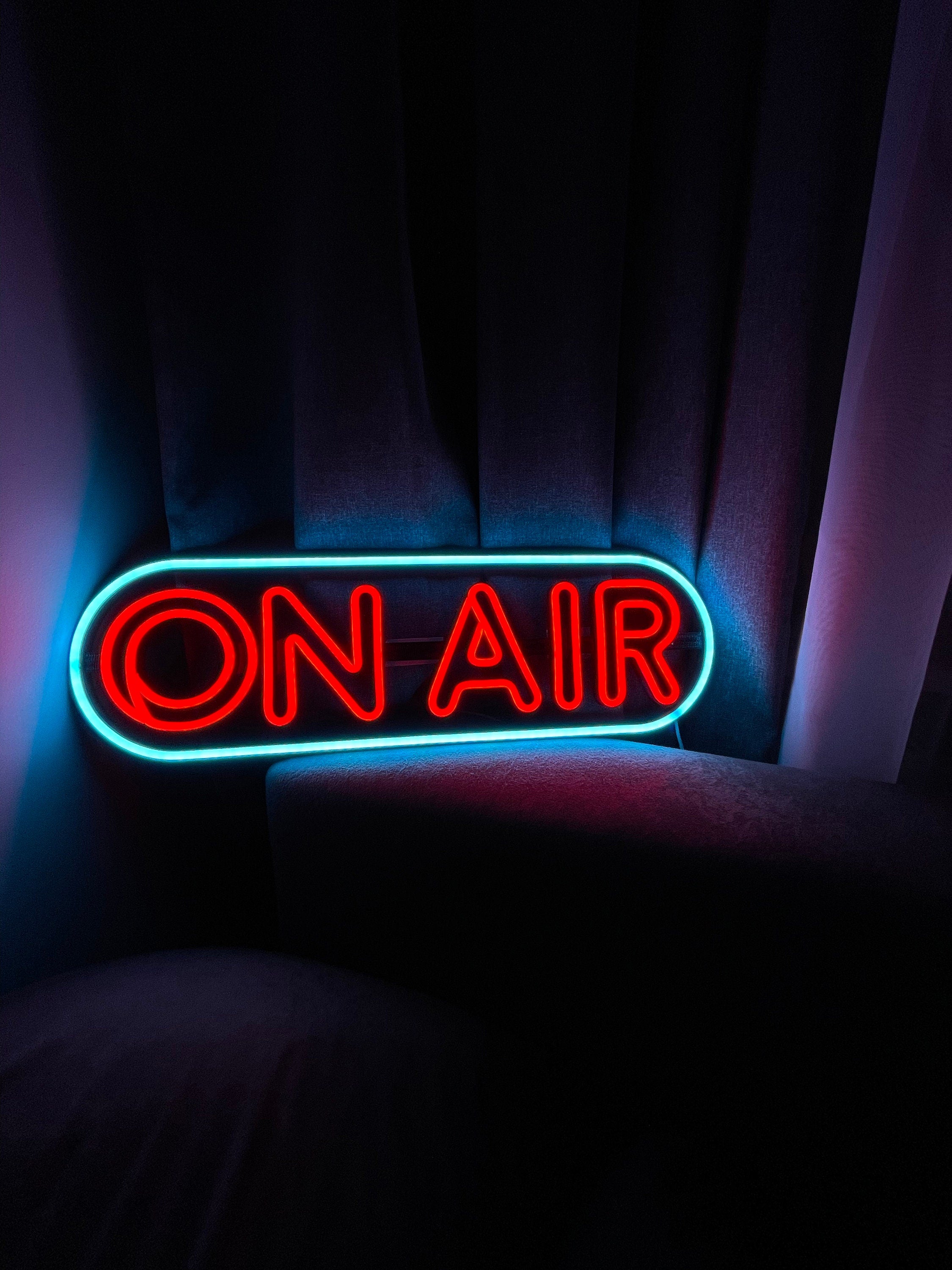 on air Neon Sign | sign Art | Light Sign Led Logo | Wall Decor | Custom Neon Sign | neon sign | neon light | neon sign wall decor | wall art