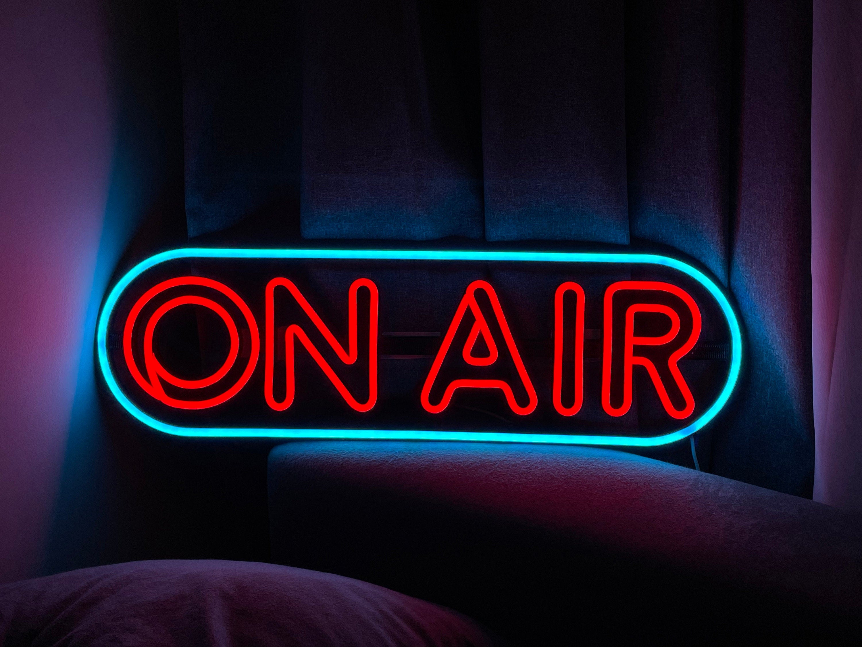 on air Neon Sign | sign Art | Light Sign Led Logo | Wall Decor | Custom Neon Sign | neon sign | neon light | neon sign wall decor | wall art