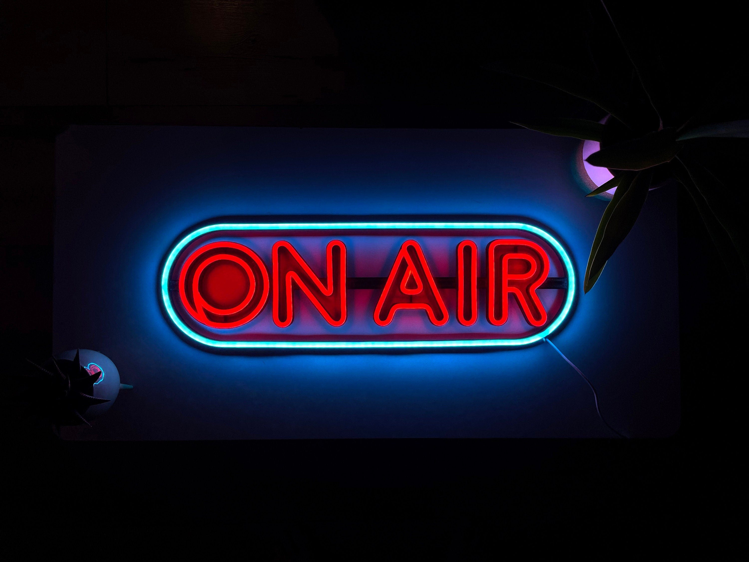 on air Neon Sign | sign Art | Light Sign Led Logo | Wall Decor | Custom Neon Sign | neon sign | neon light | neon sign wall decor | wall art