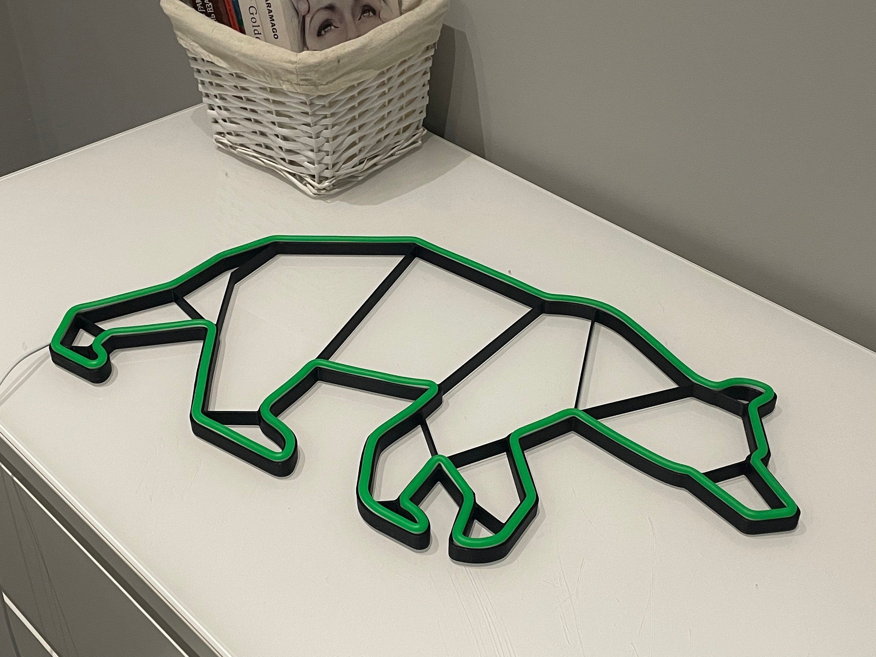 grizzly bear Neon Sign, bear wall art, Art Sign Led Logo, beer Wall Decor, Custom Neon Sign Party Room Decoration, bear gift