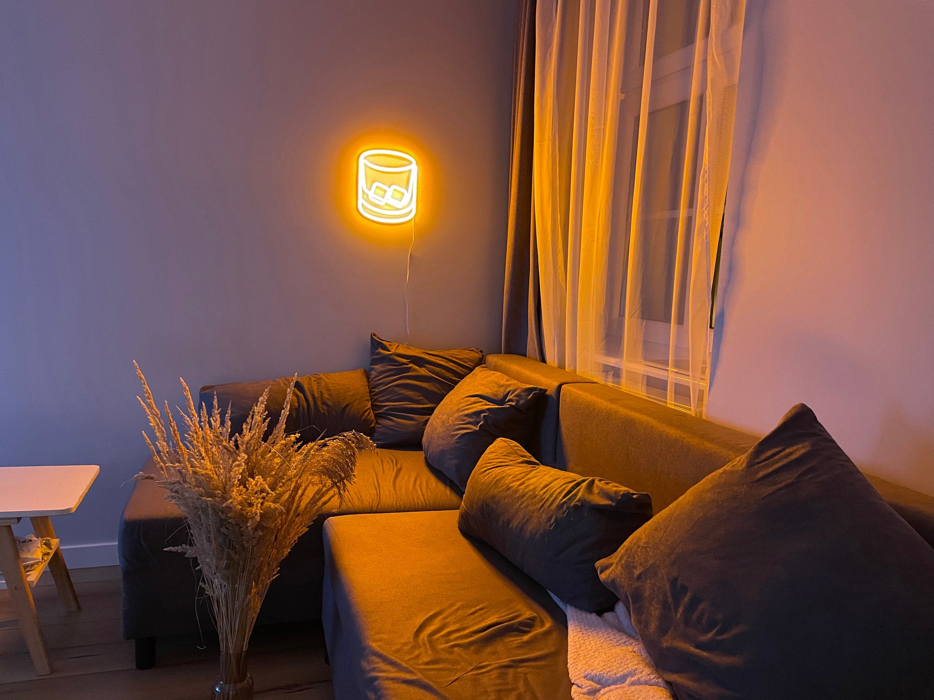 whisky lover art , whisky neon sign, whisky glass wall decor, neon light, whisky wall decor, neon bedroom Decor, neon sign wall art