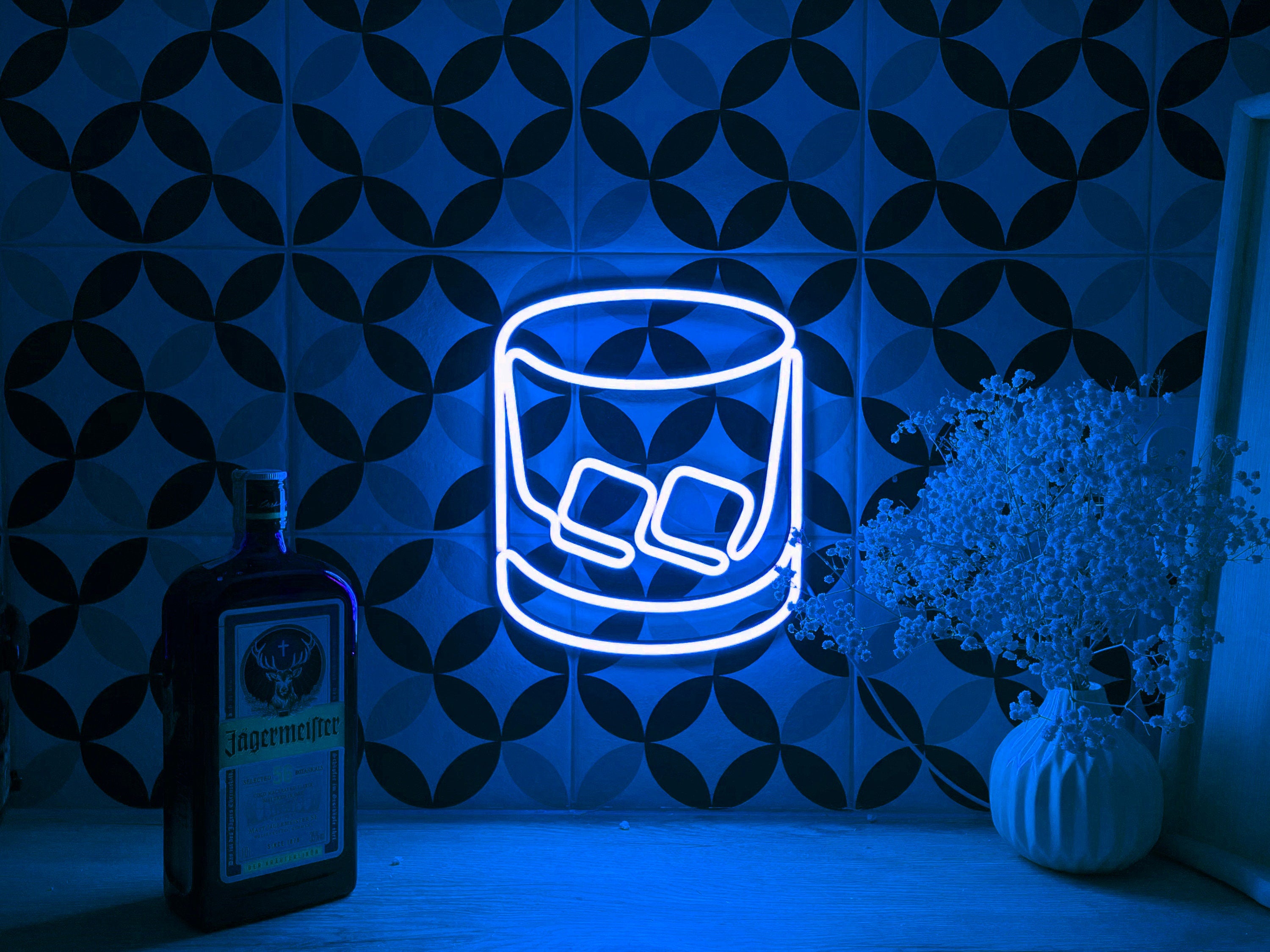 whisky lover art , whisky neon sign, whisky glass wall decor, neon light, whisky wall decor, neon bedroom Decor, neon sign wall art