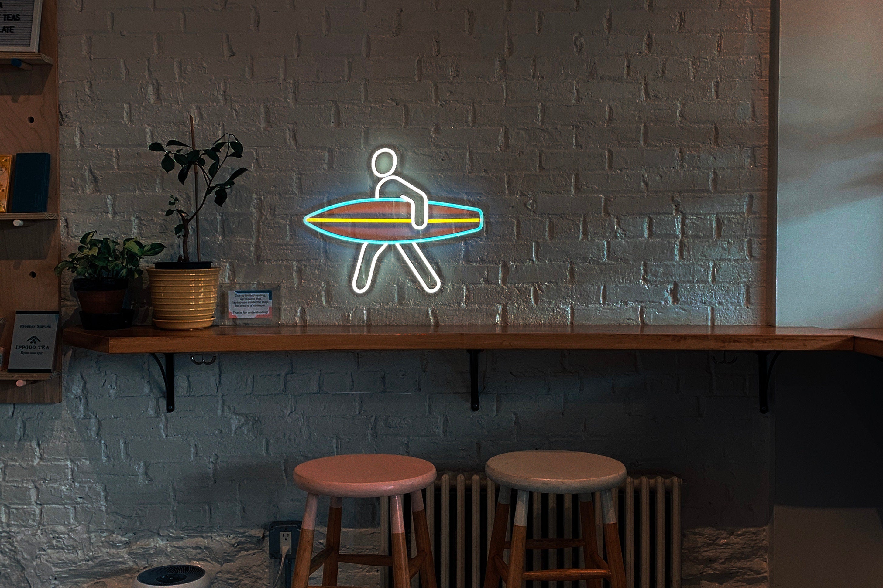 surf Neon Sign sea Led ocean Art Light Sign Led Logo wave Wall Décor Custom Neon Sign Room Decor gift neon bedroom neon light neon bedroom