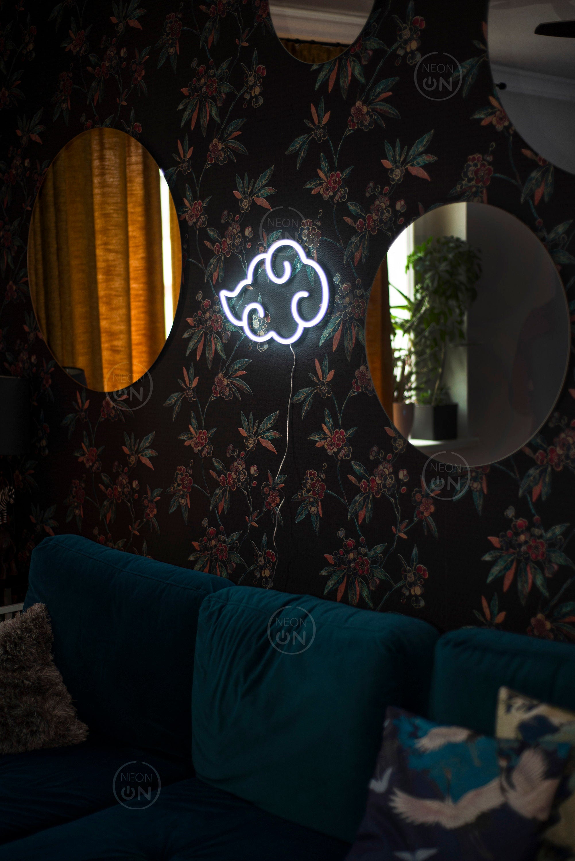 akatsuki anime cloud Neon Sign wall sign decor, Neon anime Sign, Wall Art, asian Decor, Neon Light, neon Sign, Manga Art, anime wall art