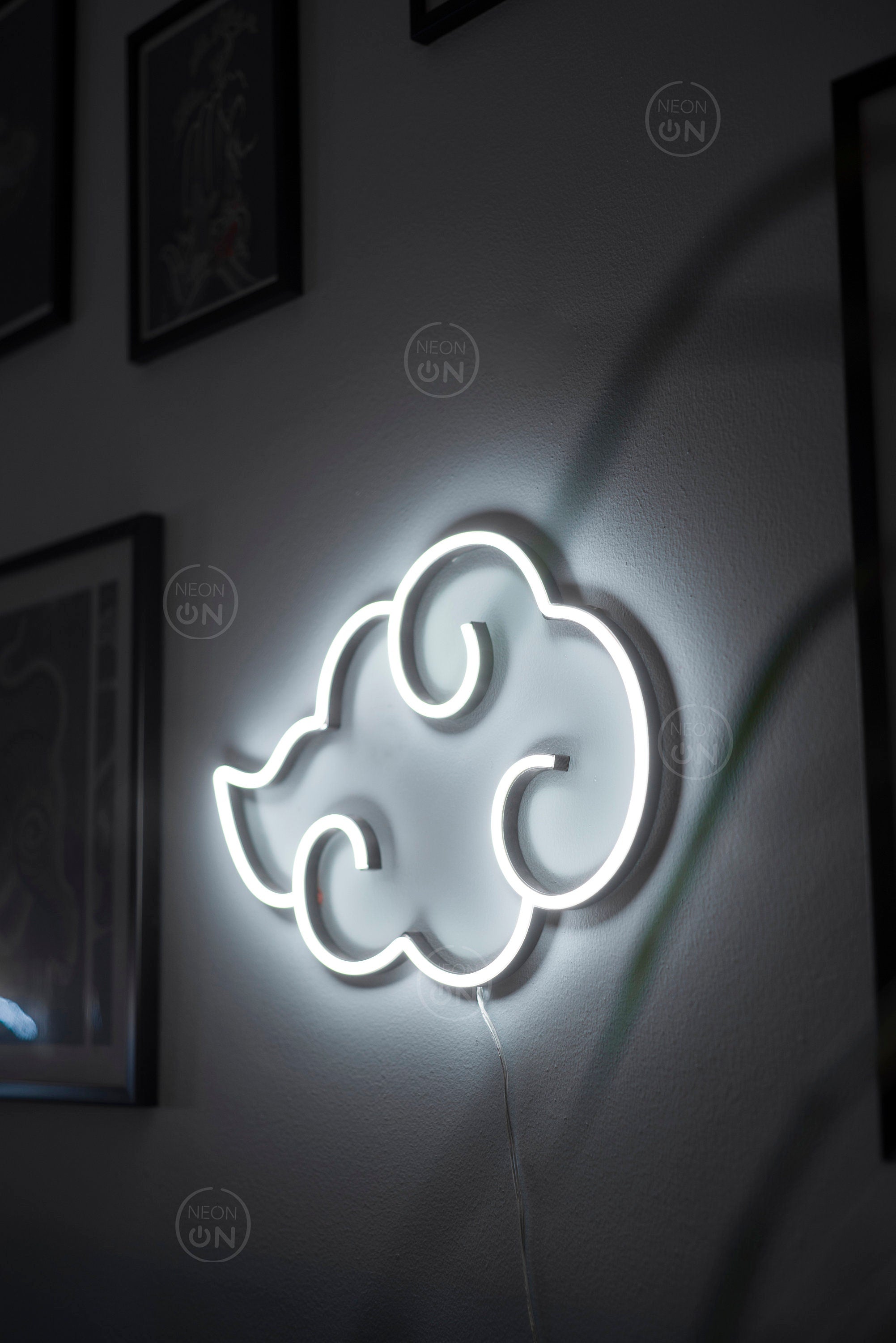 akatsuki anime cloud Neon Sign wall sign decor, Neon anime Sign, Wall Art, asian Decor, Neon Light, neon Sign, Manga Art, anime wall art