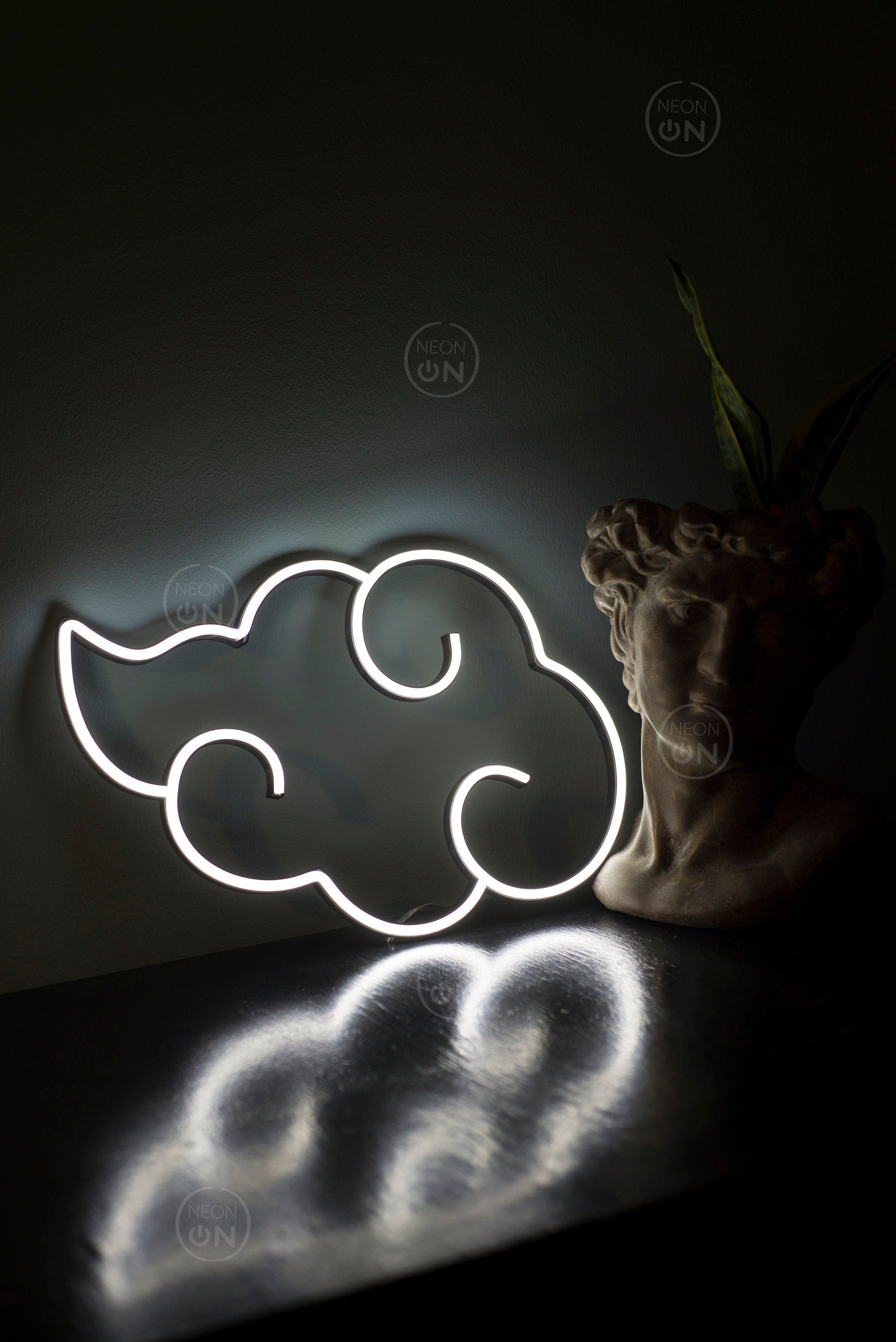 akatsuki anime cloud Neon Sign wall sign decor, Neon anime Sign, Wall Art, asian Decor, Neon Light, neon Sign, Manga Art, anime wall art