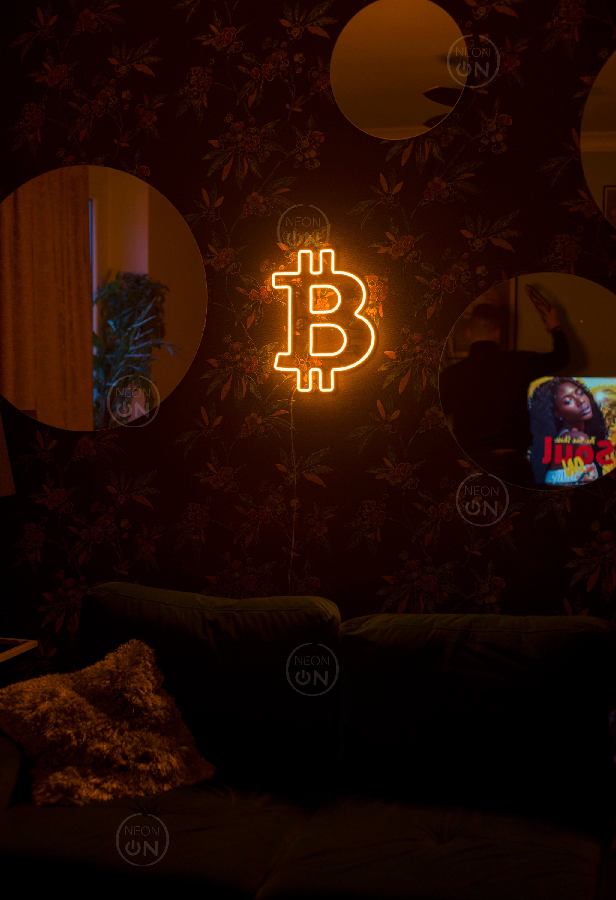 bitcoin crypto , bitcoin neon sign, trading wall decor, trader gift, crypto wall art, trader wall Decor, crypto wall decor, crypto art