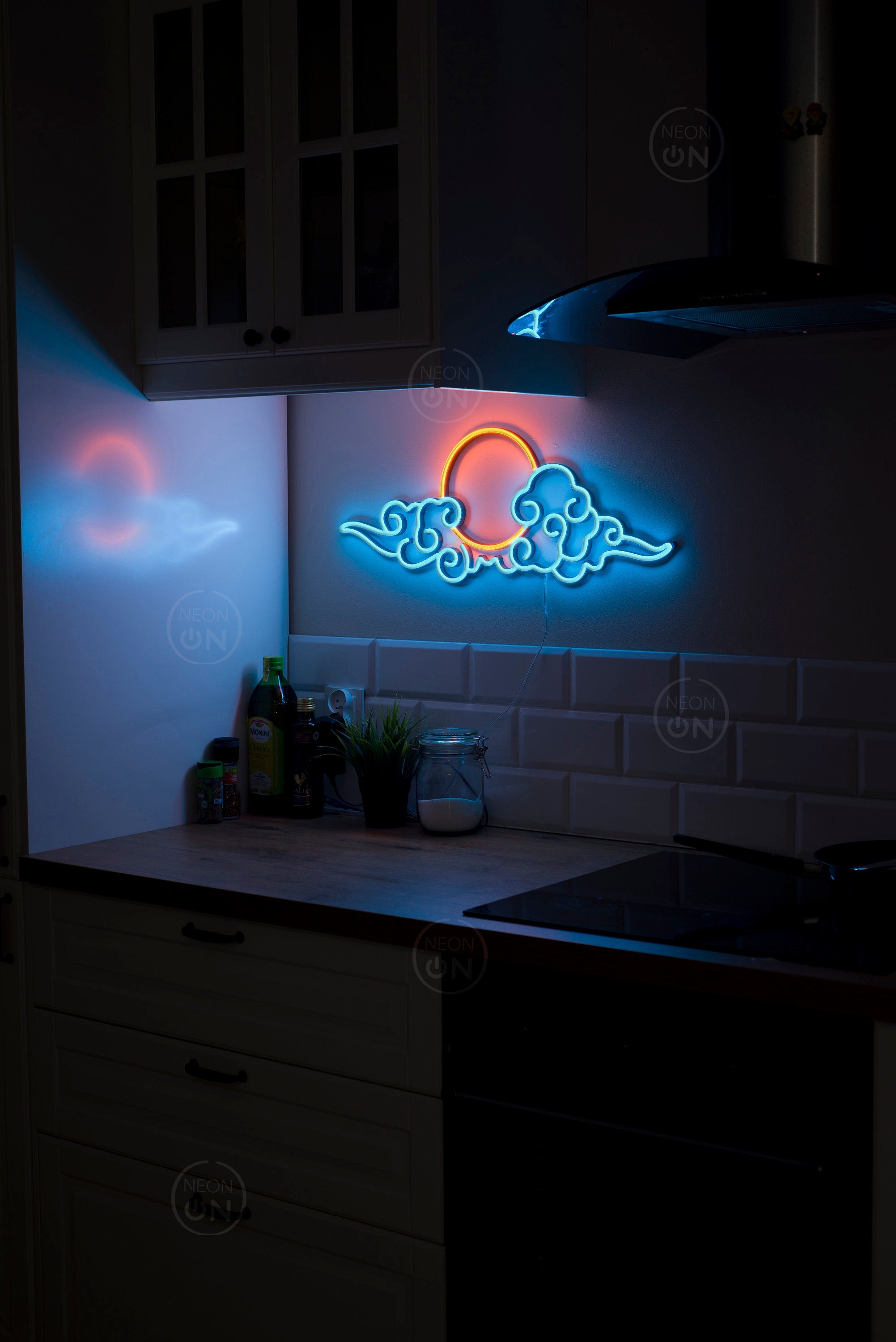 Neon Sign bedroom, Wall Art neon, sunset cloud decor, neon sign lights, neon lights, led neon sign,neon light