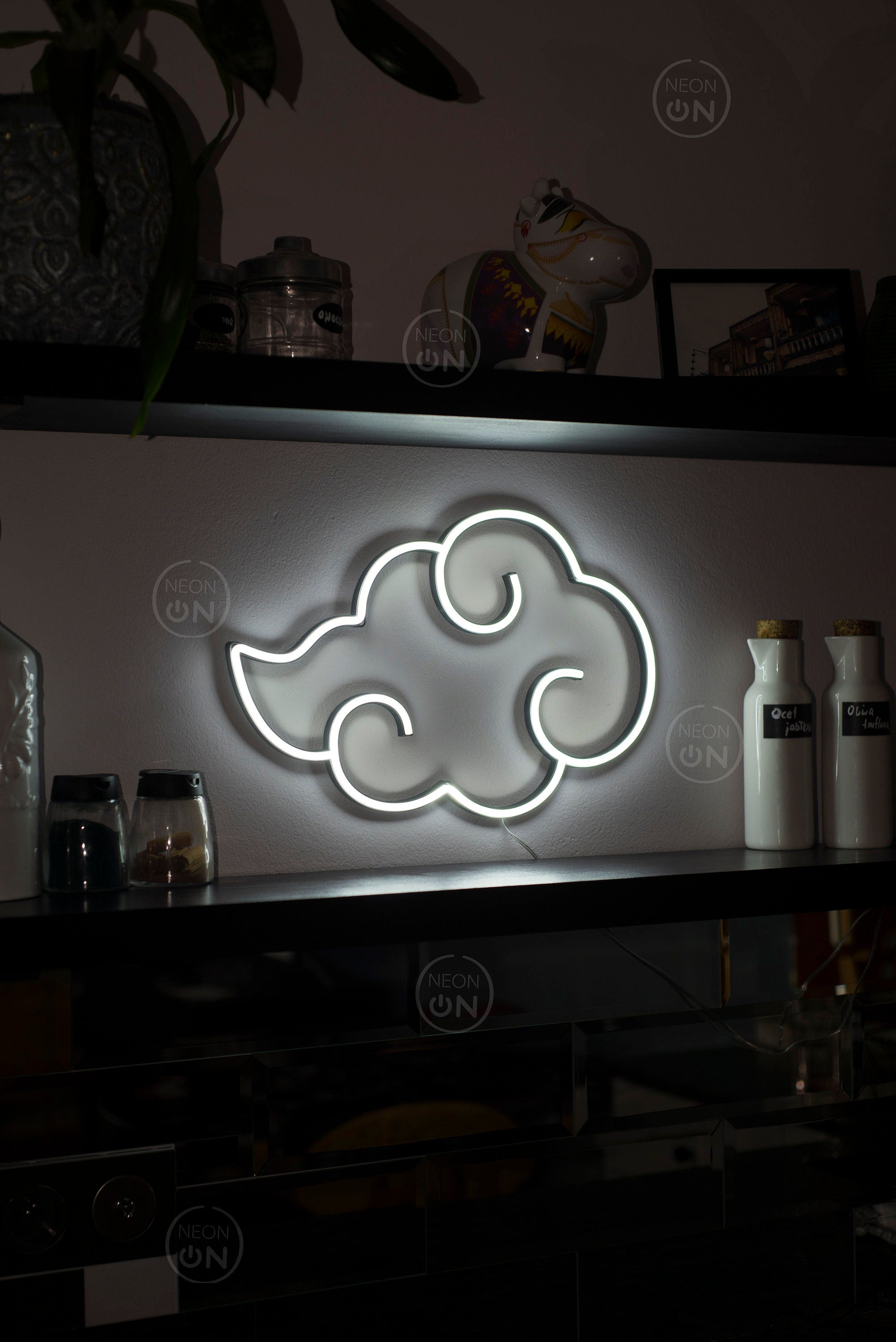 akatsuki anime cloud Neon Sign wall sign decor, Neon anime Sign, Wall Art, asian Decor, Neon Light, neon Sign, Manga Art, anime wall art