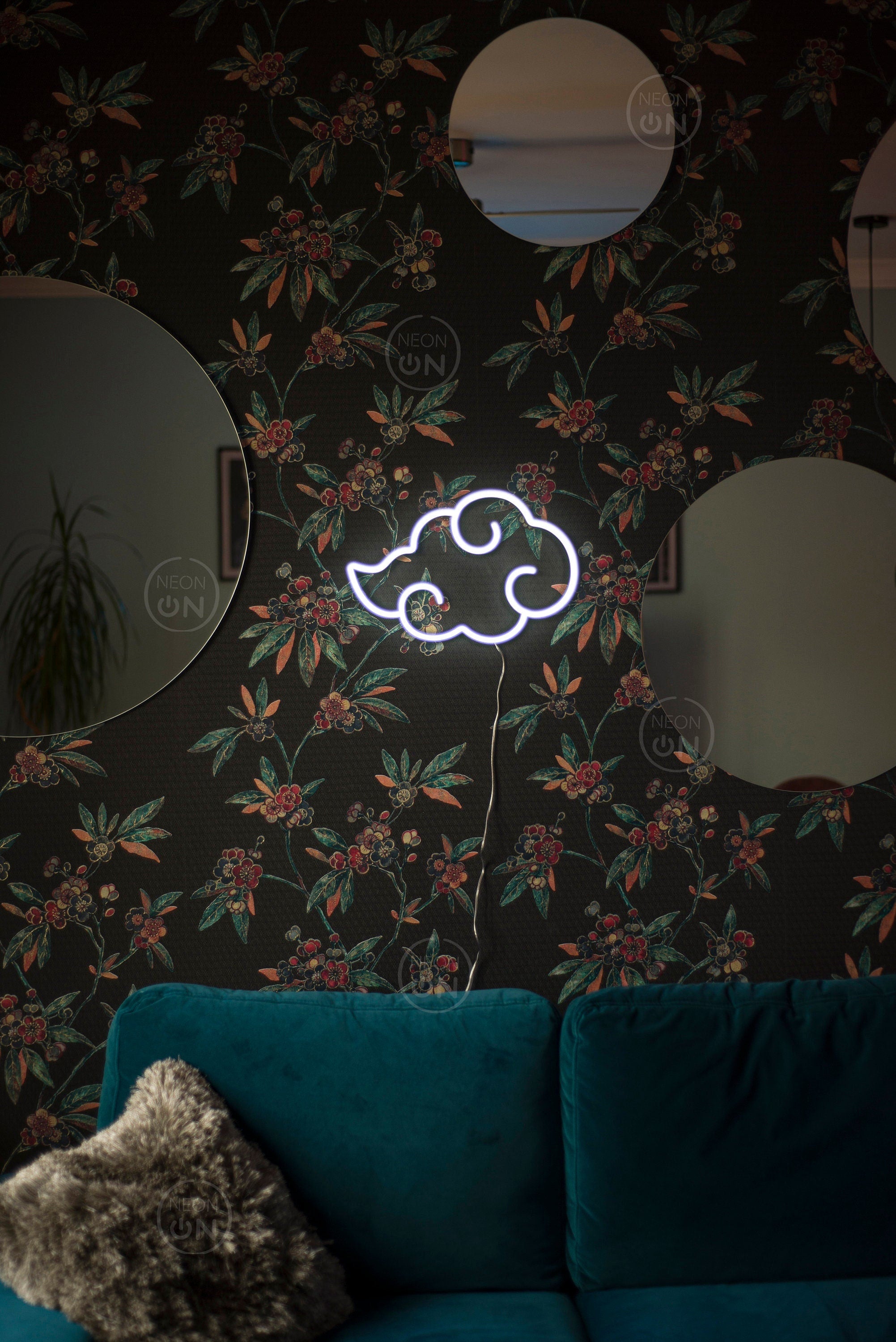 akatsuki anime cloud Neon Sign wall sign decor, Neon anime Sign, Wall Art, asian Decor, Neon Light, neon Sign, Manga Art, anime wall art
