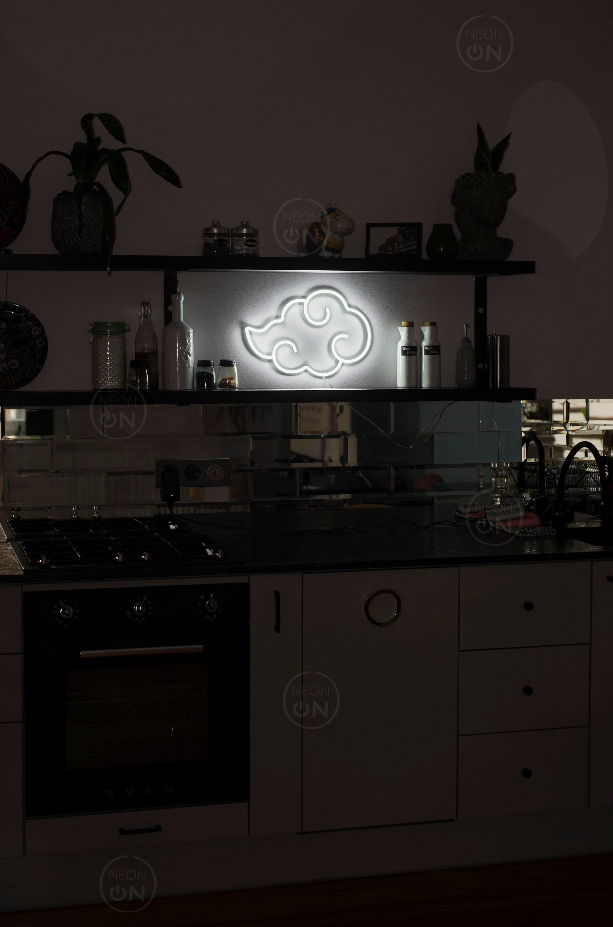 akatsuki anime cloud Neon Sign wall sign decor, Neon anime Sign, Wall Art, asian Decor, Neon Light, neon Sign, Manga Art, anime wall art