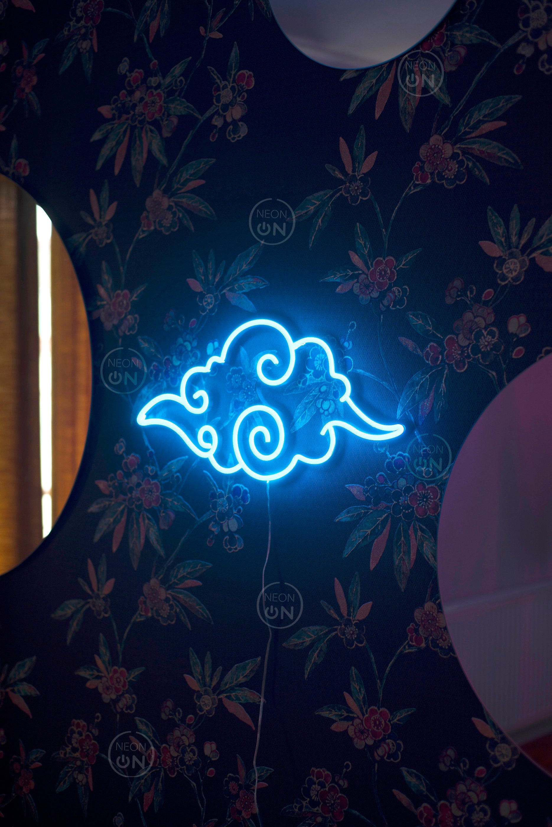 anime cloud Neon Sign wall sign decor, Neon anime Sign, Wall Art, asian Decor, Neon Light, neon Sign, Manga Art, anime wall art, anime