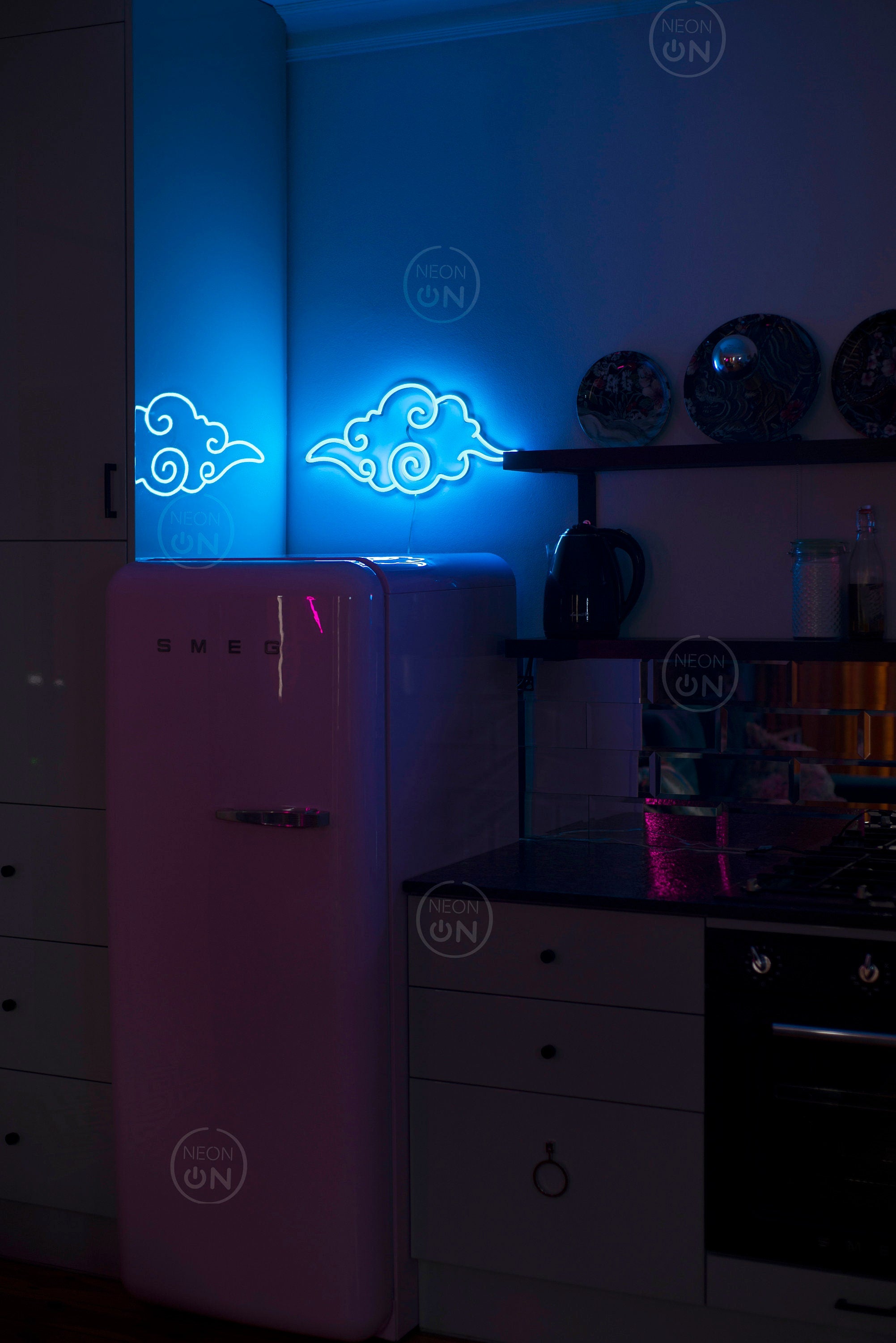 anime cloud Neon Sign wall sign decor, Neon anime Sign, Wall Art, asian Decor, Neon Light, neon Sign, Manga Art, anime wall art, anime