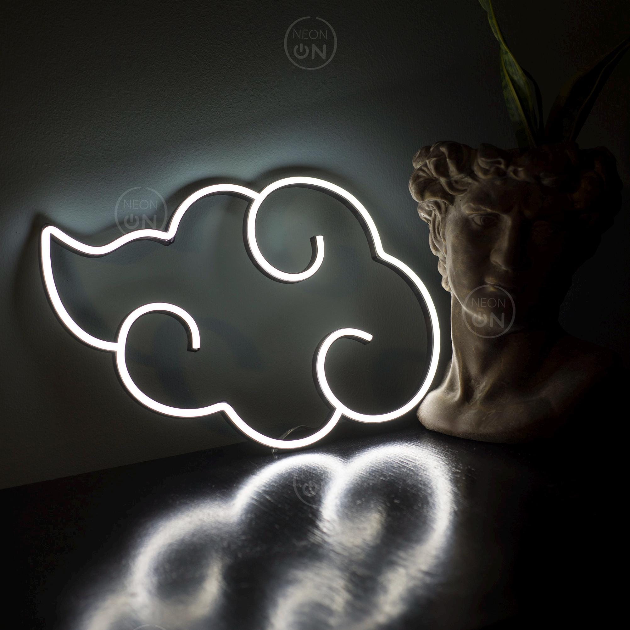 akatsuki anime cloud Neon Sign wall sign decor, Neon anime Sign, Wall Art, asian Decor, Neon Light, neon Sign, Manga Art, anime wall art