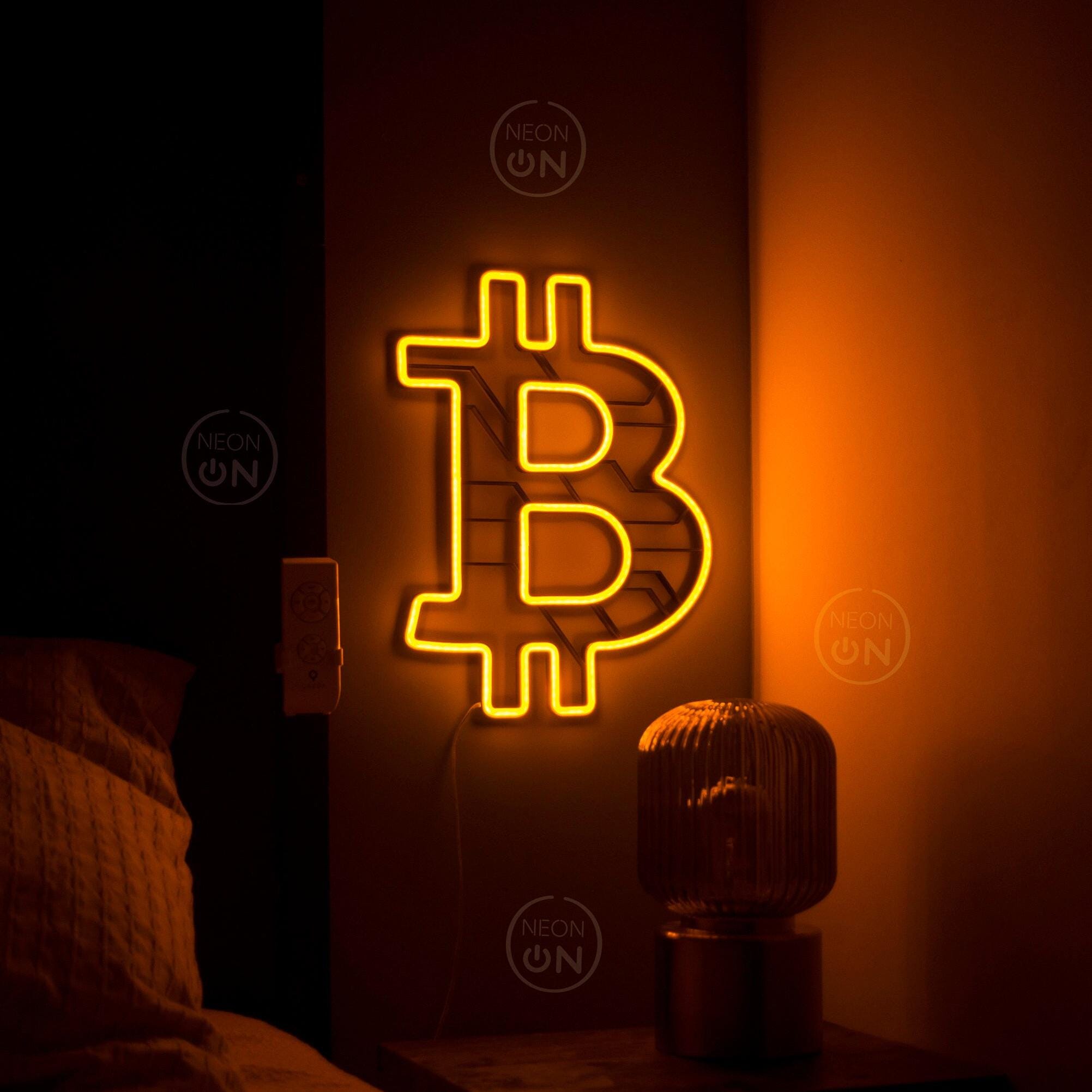 Bitcoin Trading neon sign, trading wall decor, trader gift, crypto wall art, trader wall Decor, crypto wall decor, art, neon sign decor