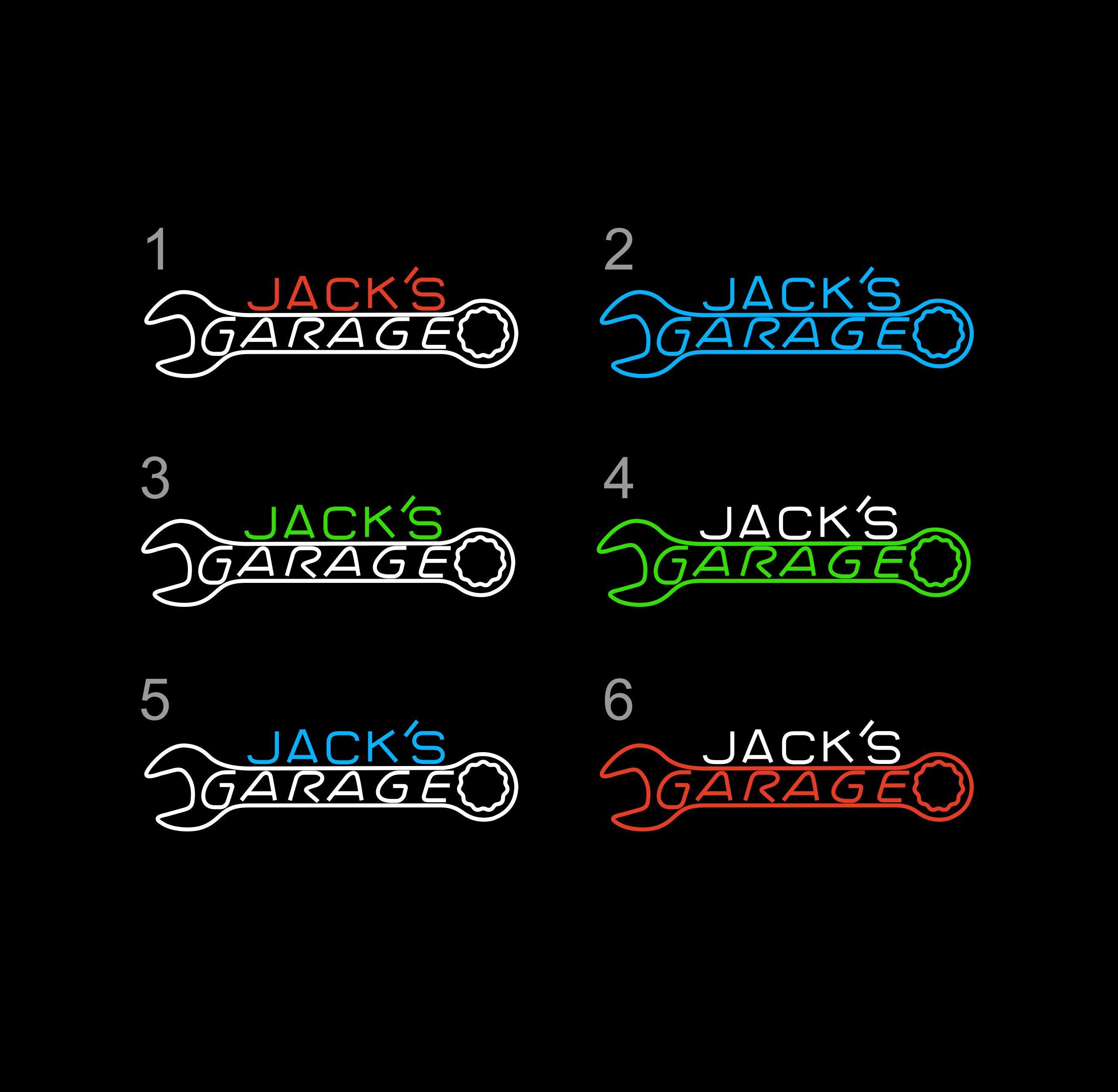 Custom Neon Garage Sign, Personalized Garage Decor, Gift for Him, Man Cave Light, Garage Neon Sign, Husband Birthday Gift, wrench neon