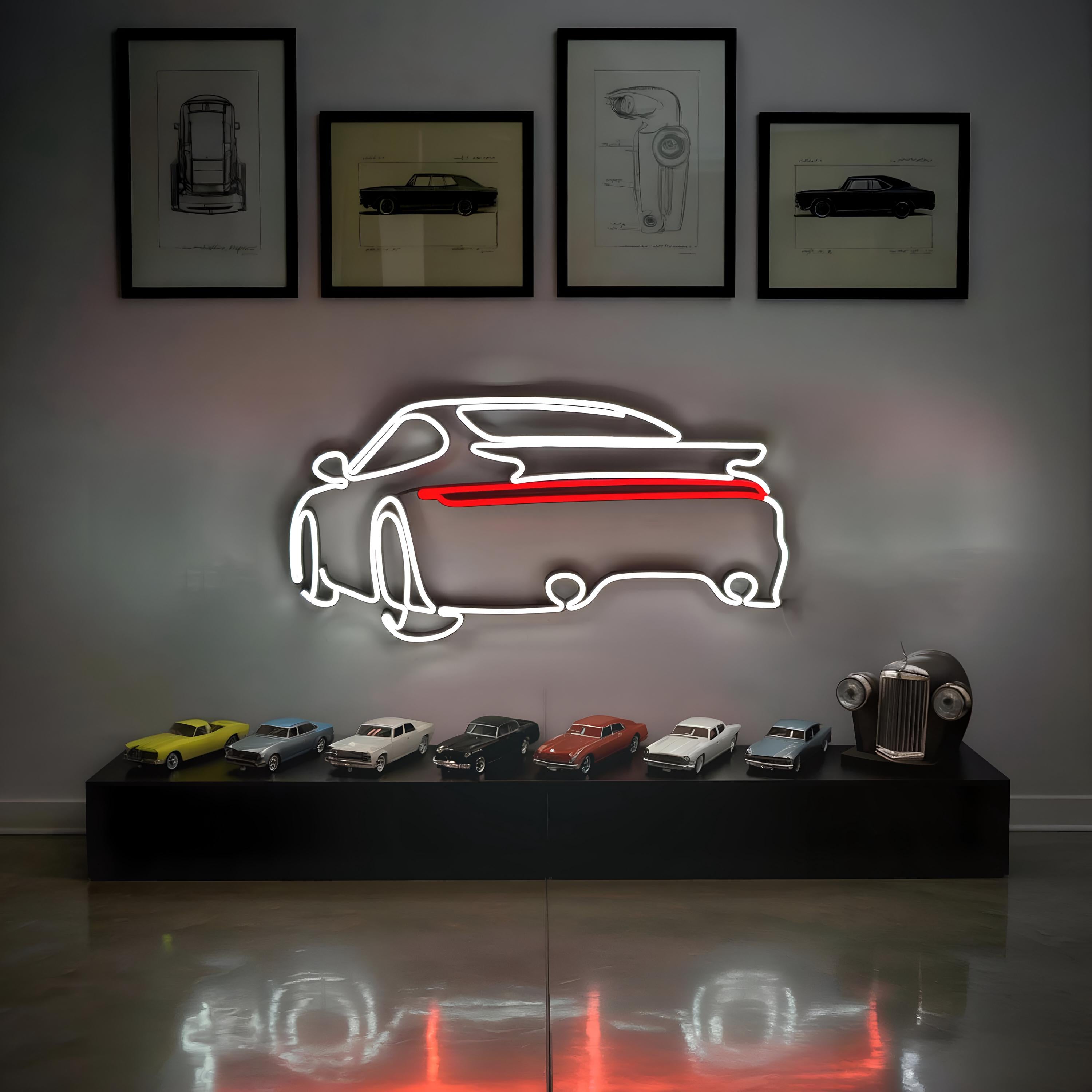 neon sign wall art car neon bedroom garage wall decor car art wall decor, neon wall decor, car sign gift car led custom interior