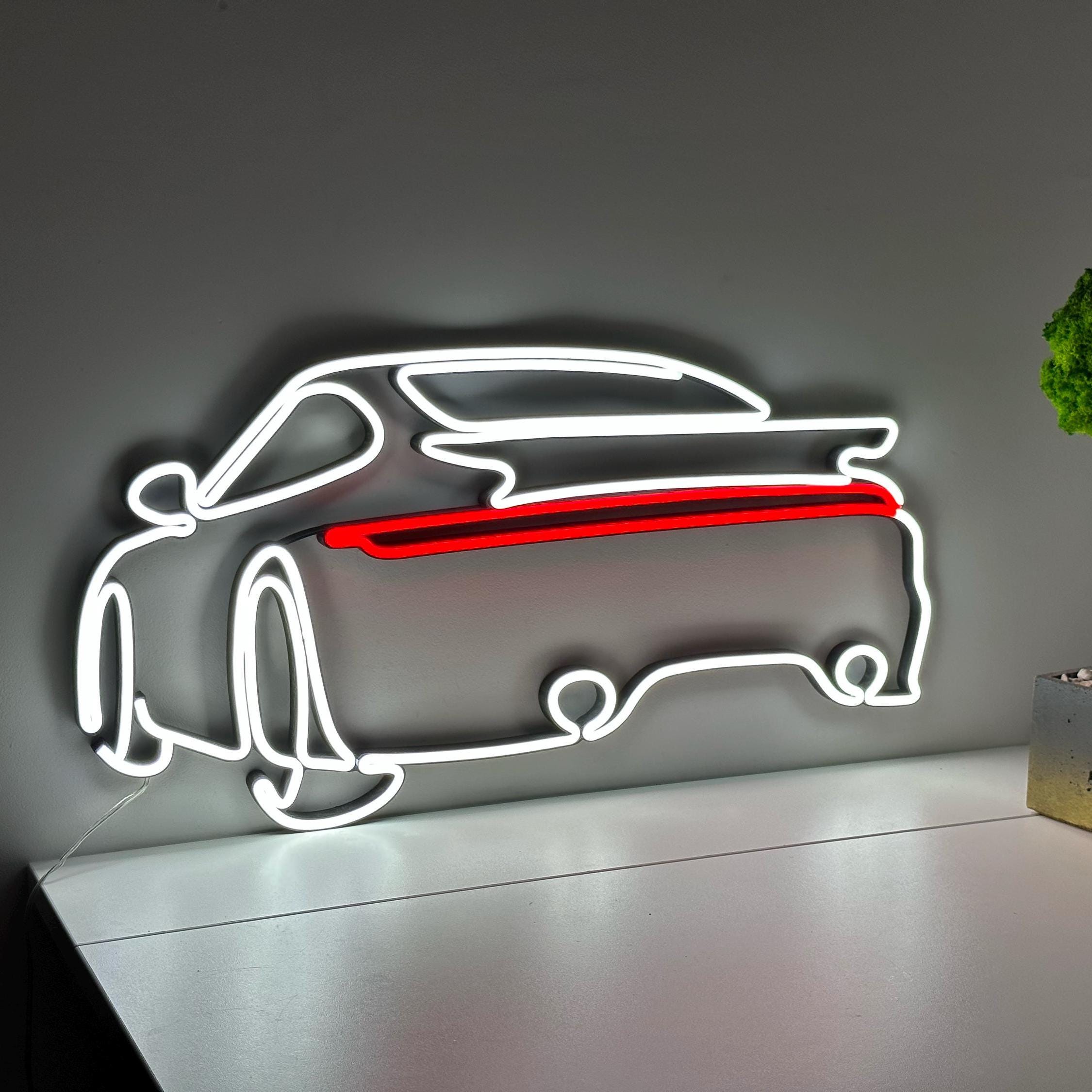 neon sign wall art car neon bedroom garage wall decor car art wall decor, neon wall decor, car sign gift car led custom interior