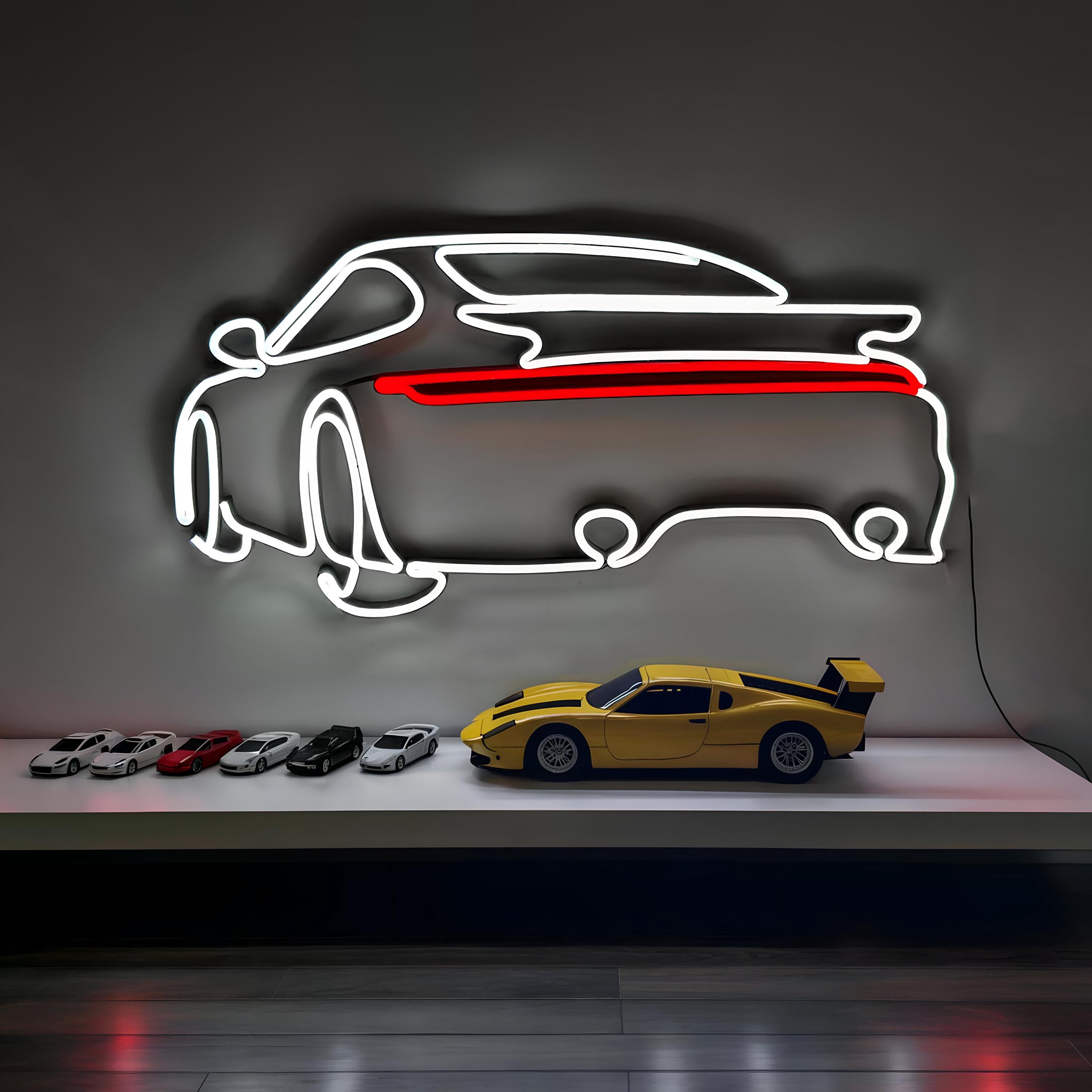neon sign wall art car neon bedroom garage wall decor car art wall decor, neon wall decor, car sign gift car led custom interior