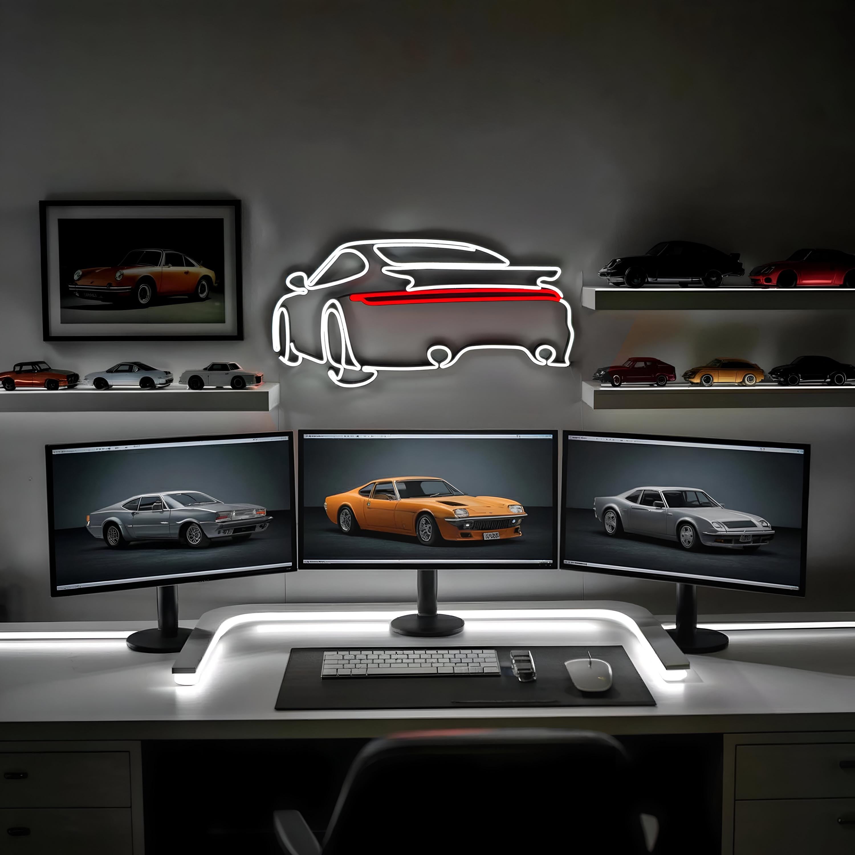 neon sign wall art car neon bedroom garage wall decor car art wall decor, neon wall decor, car sign gift car led custom interior