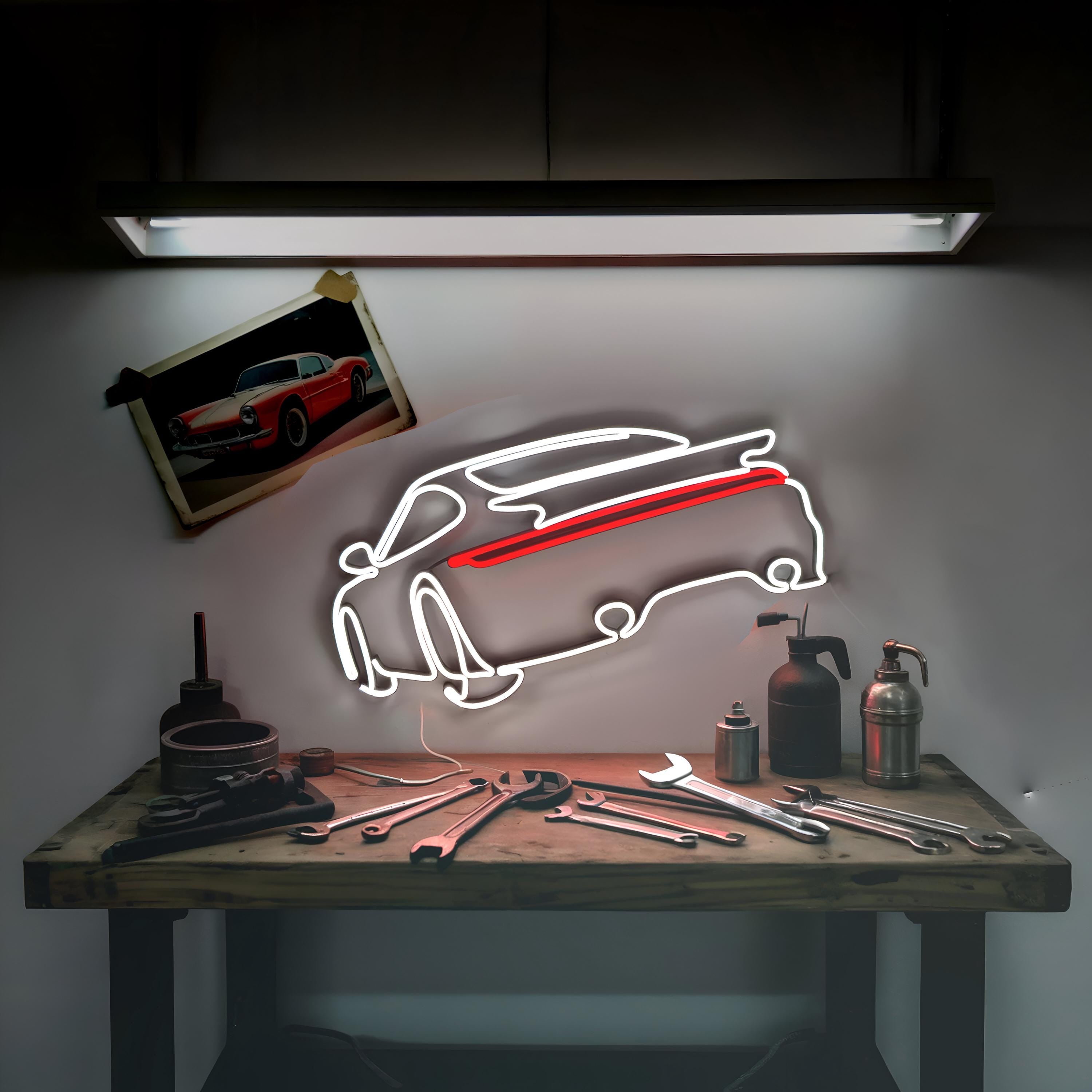 neon sign wall art car neon bedroom garage wall decor car art wall decor, neon wall decor, car sign gift car led custom interior