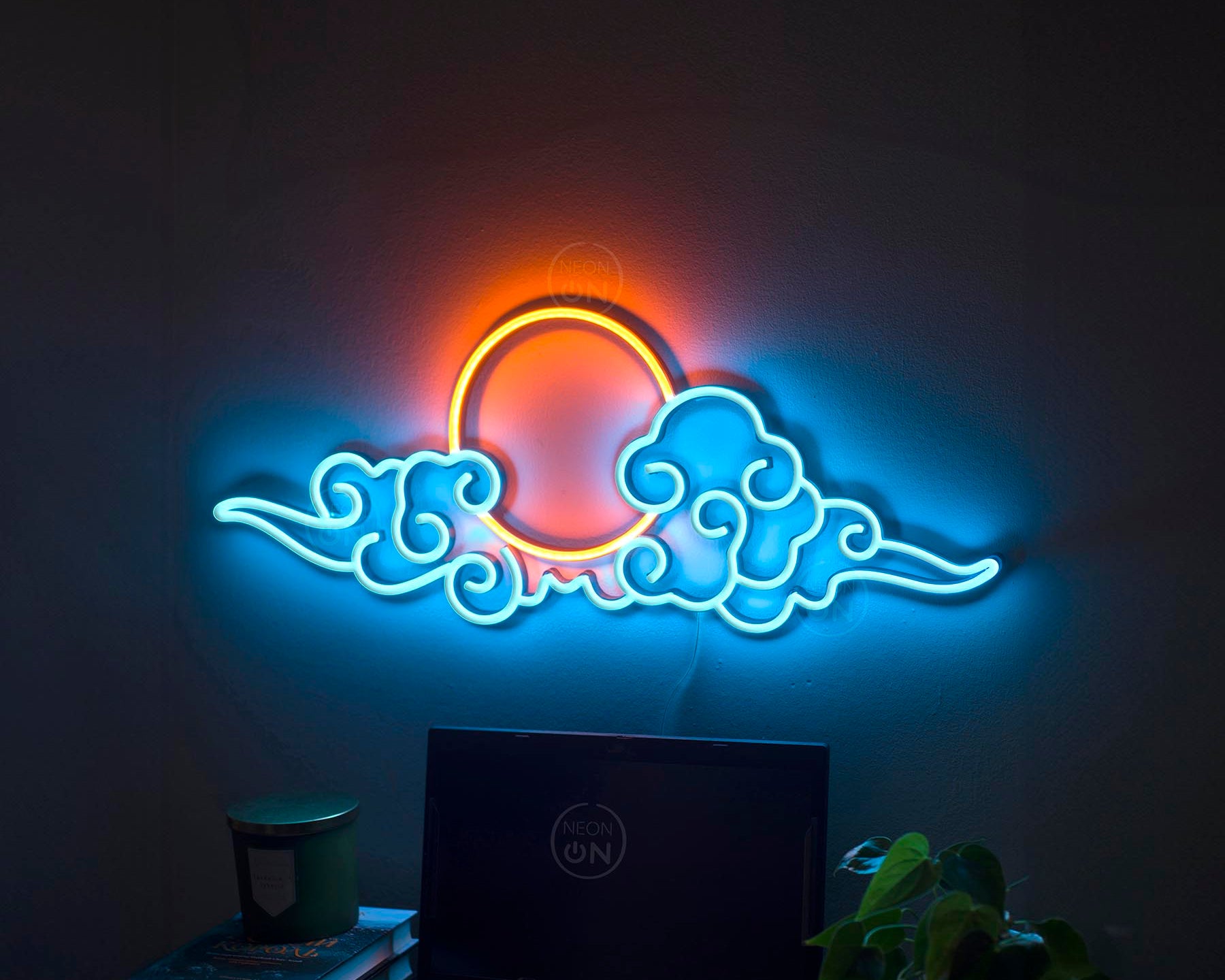 Sunset Clouds Bedroom Decor neon sign - Neonon