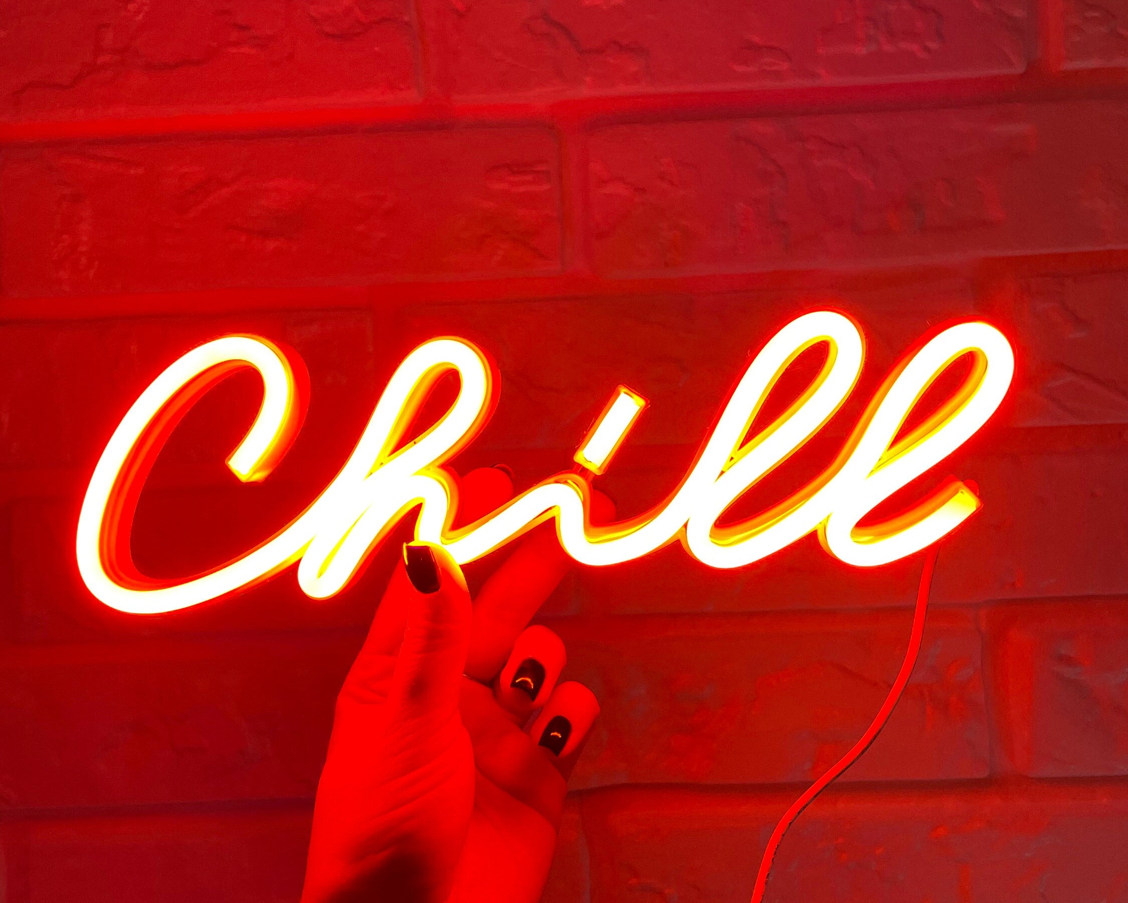 Chill quote neon sign - Neonon
