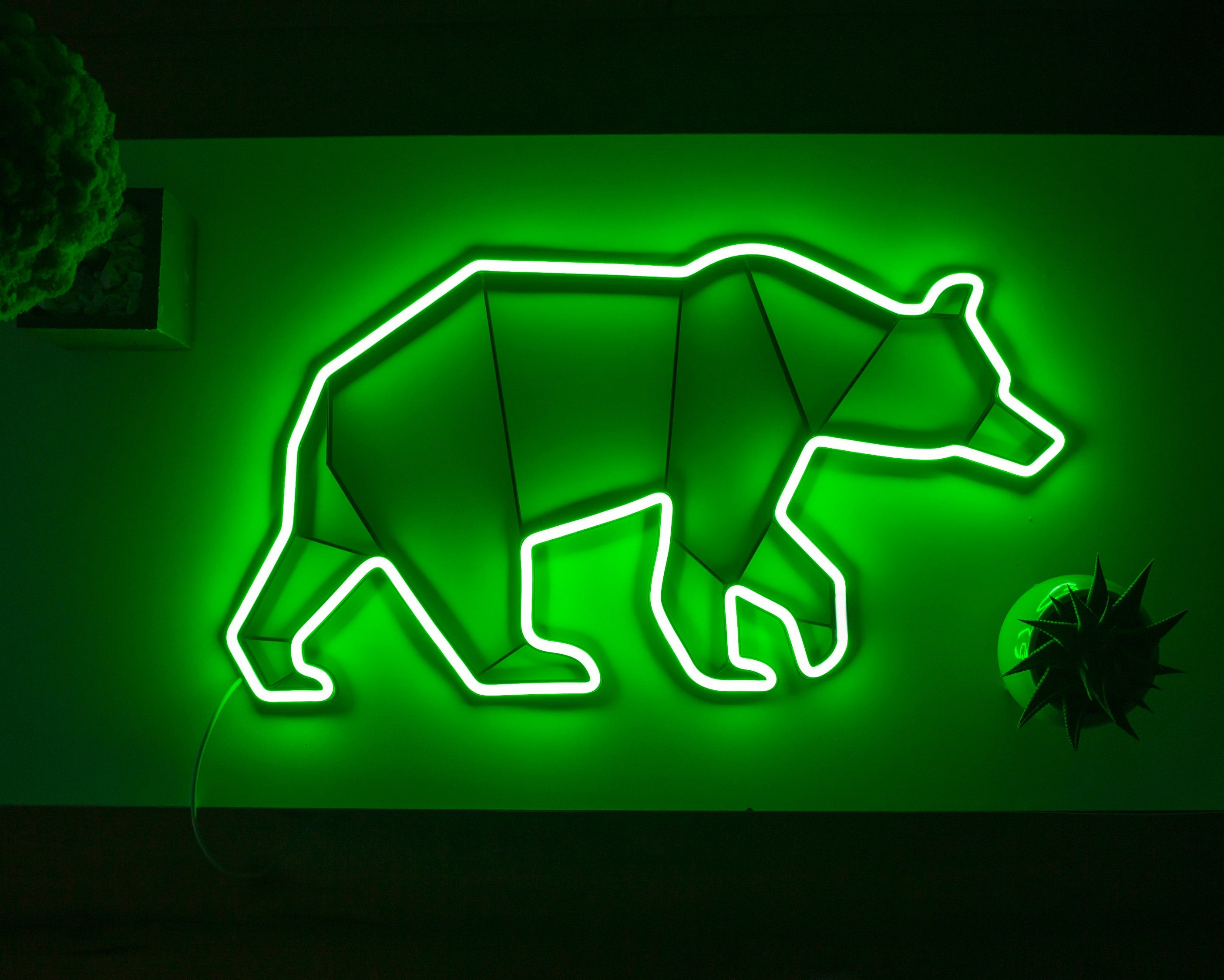 Grizzly bear neon sign - Neonon