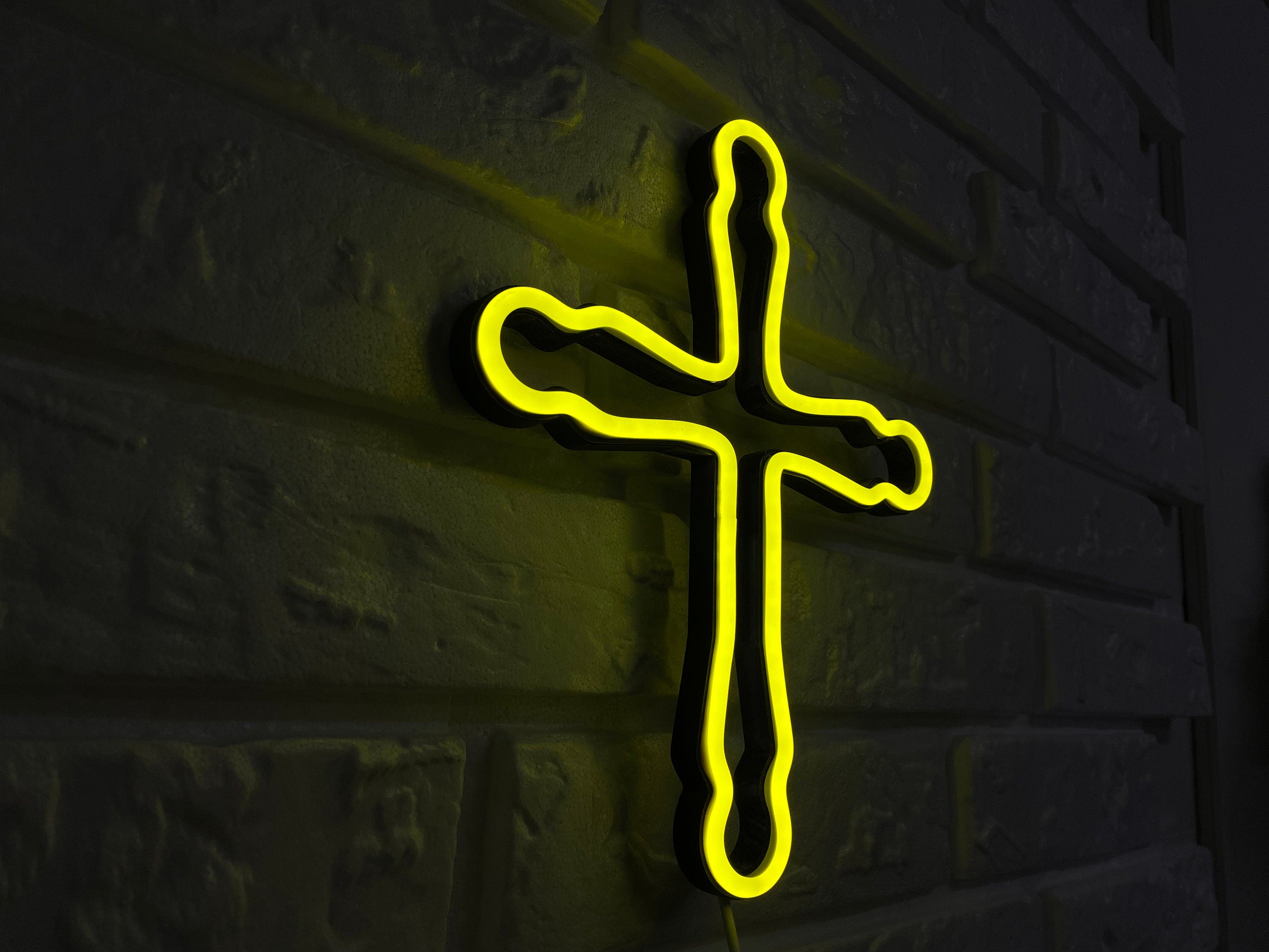 Cross Symbol religious neon sign - Neonon