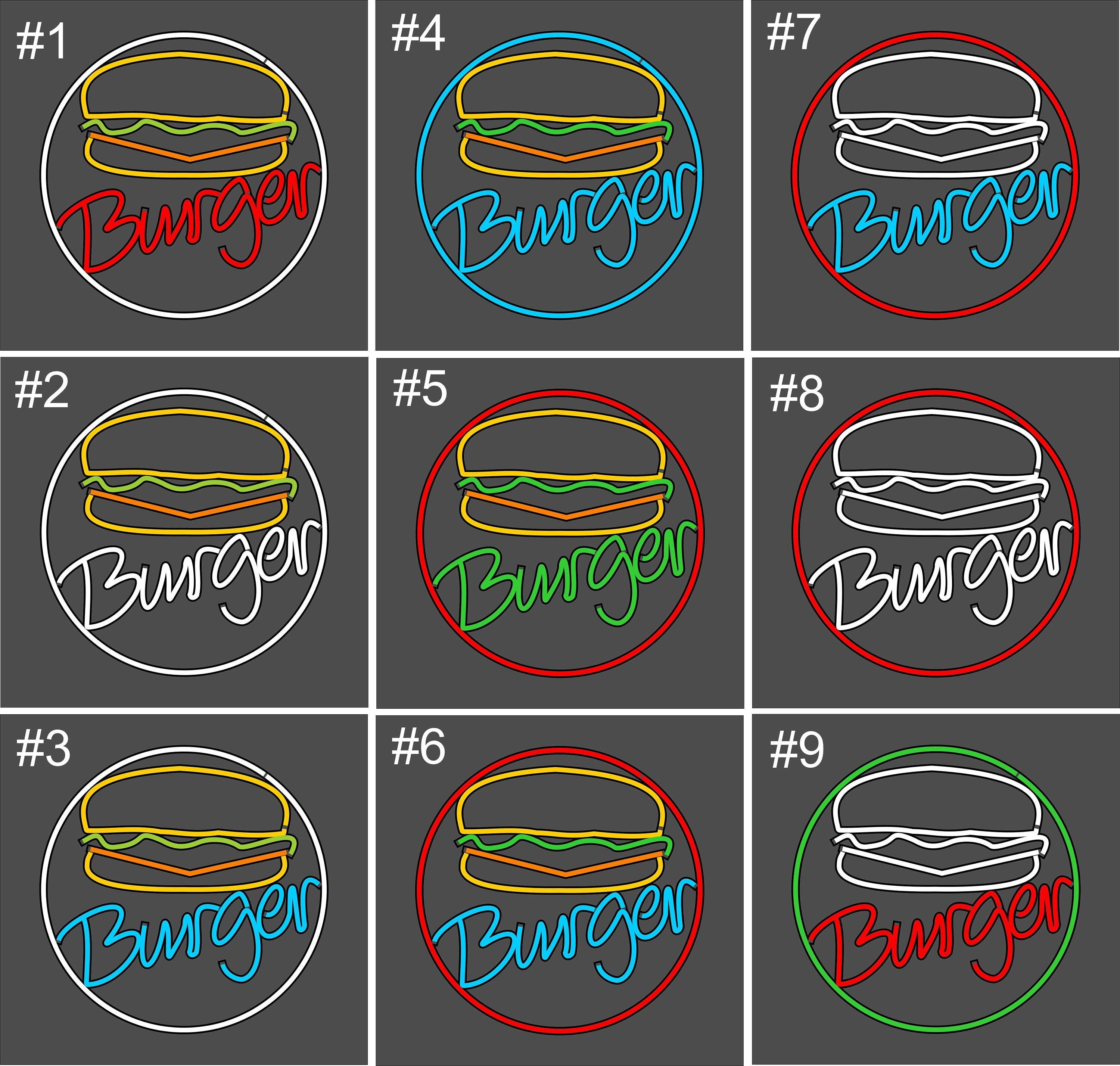 Burger bar neon sign - Neonon