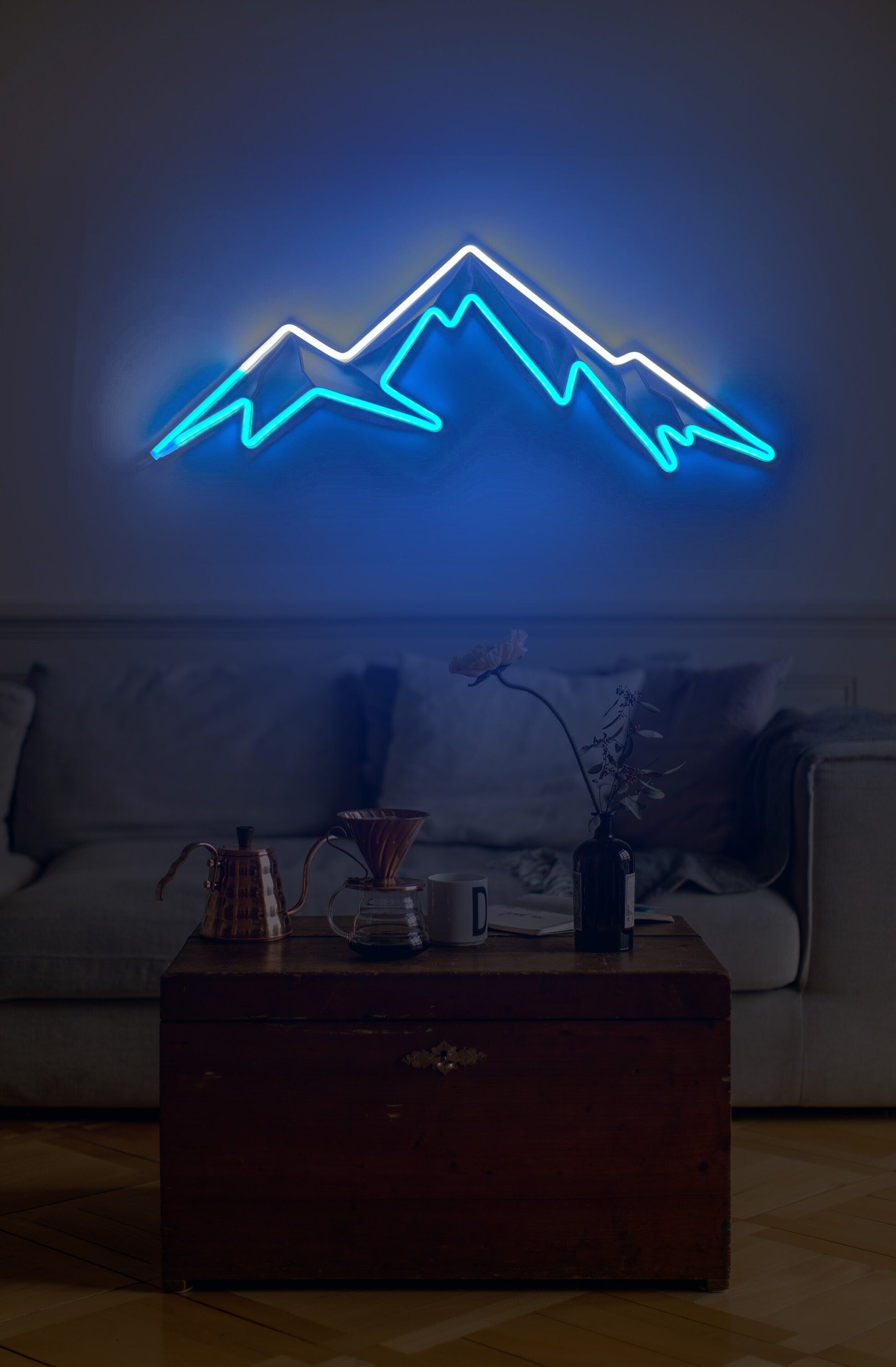 Mountain neon sign - Neonon