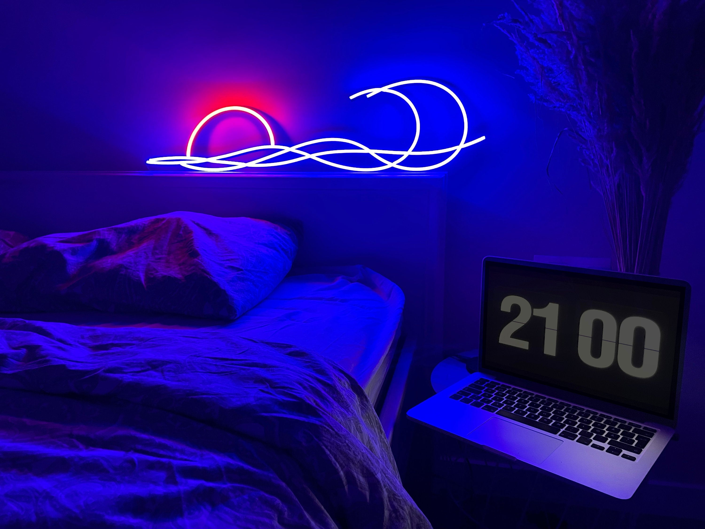 Wave decor neon sign - Neonon
