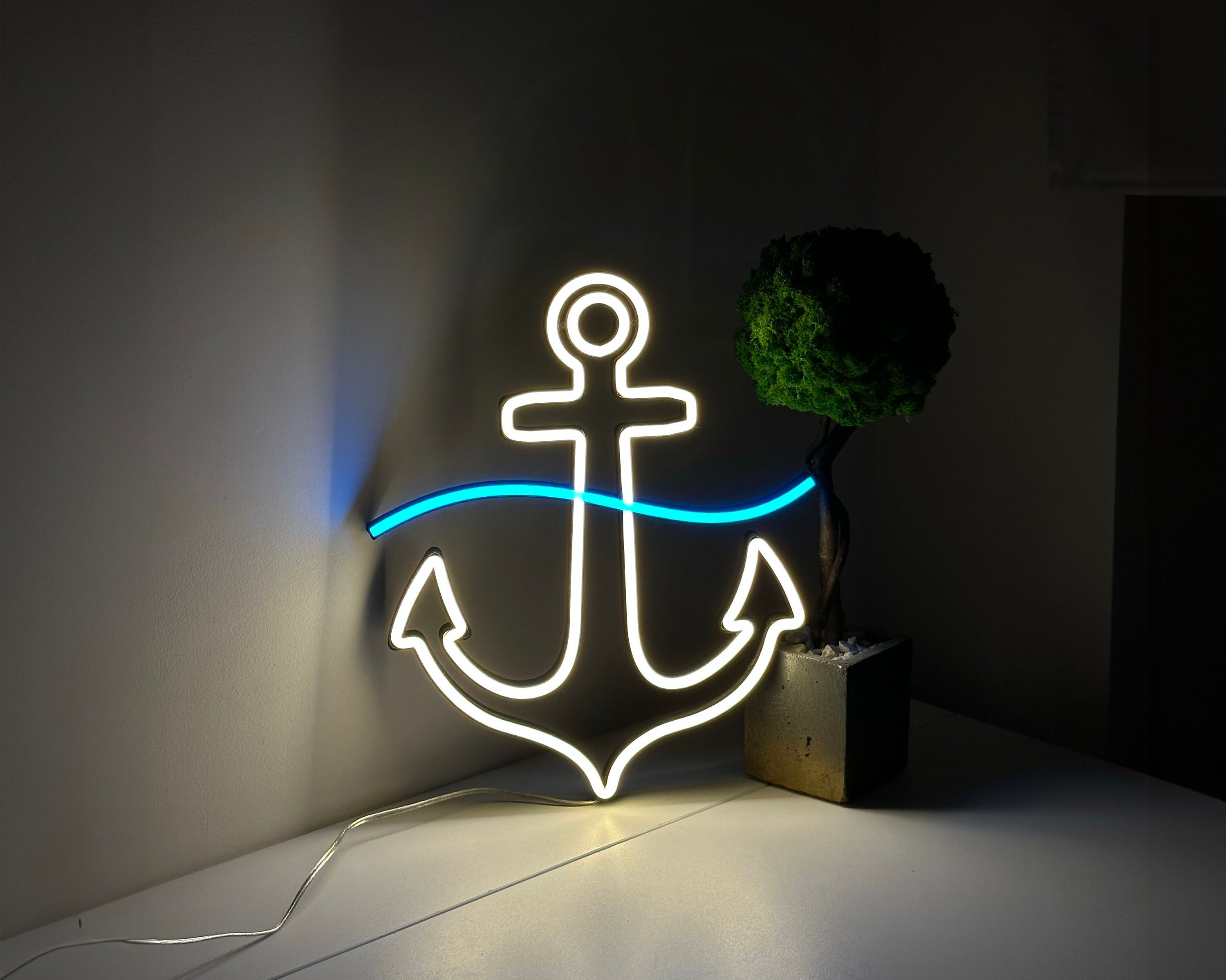 Sea anchor neon sign - Neonon